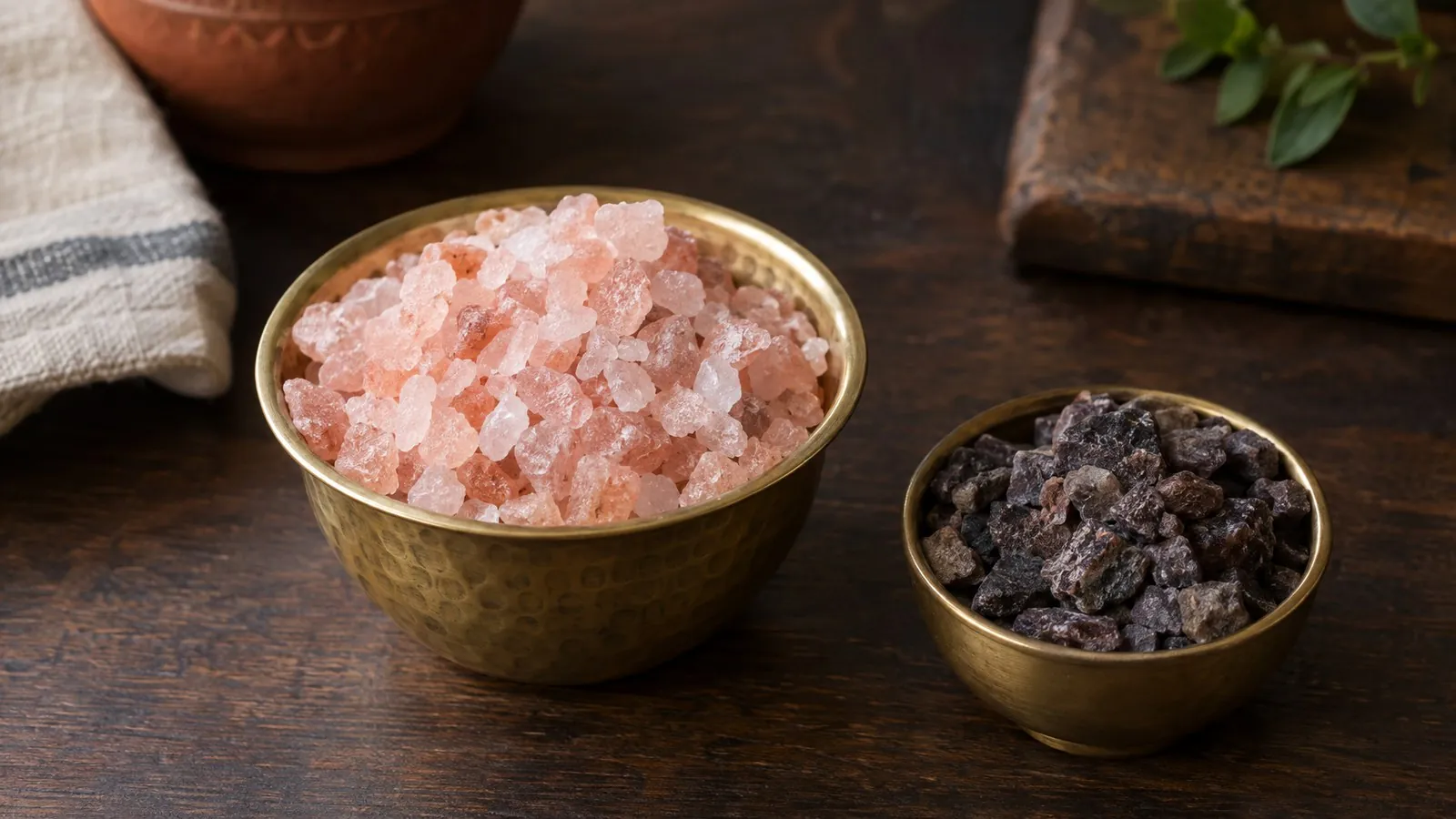 Rock salt in Hindi, English and Indian languages (sendha namak)