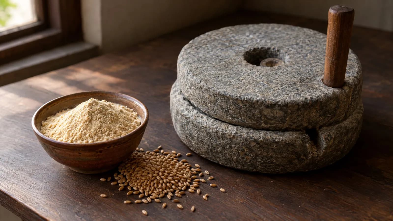 Difference between sharbati atta and chakki atta: variety vs mill