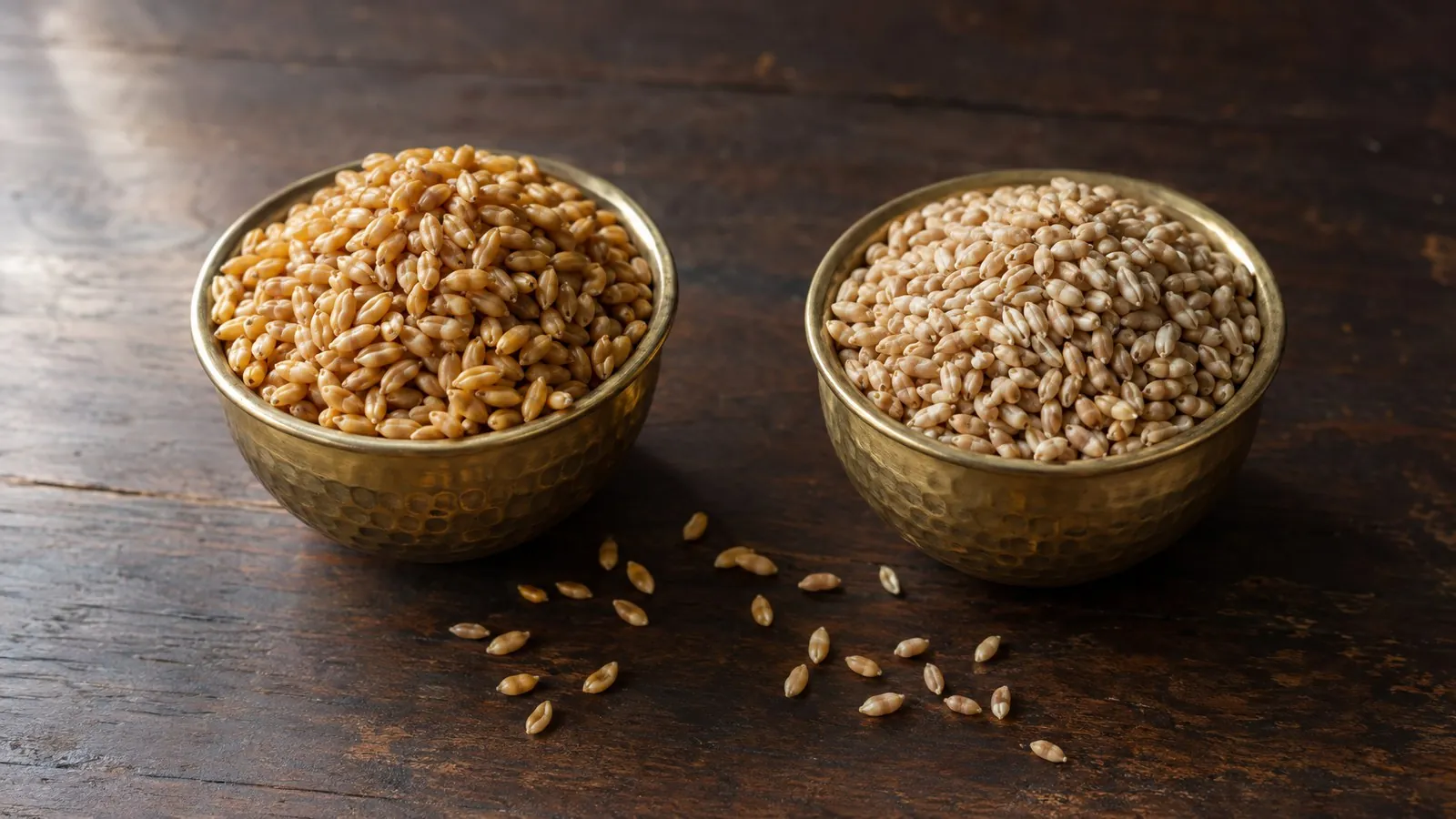 What is difference between sharbati wheat and normal wheat?