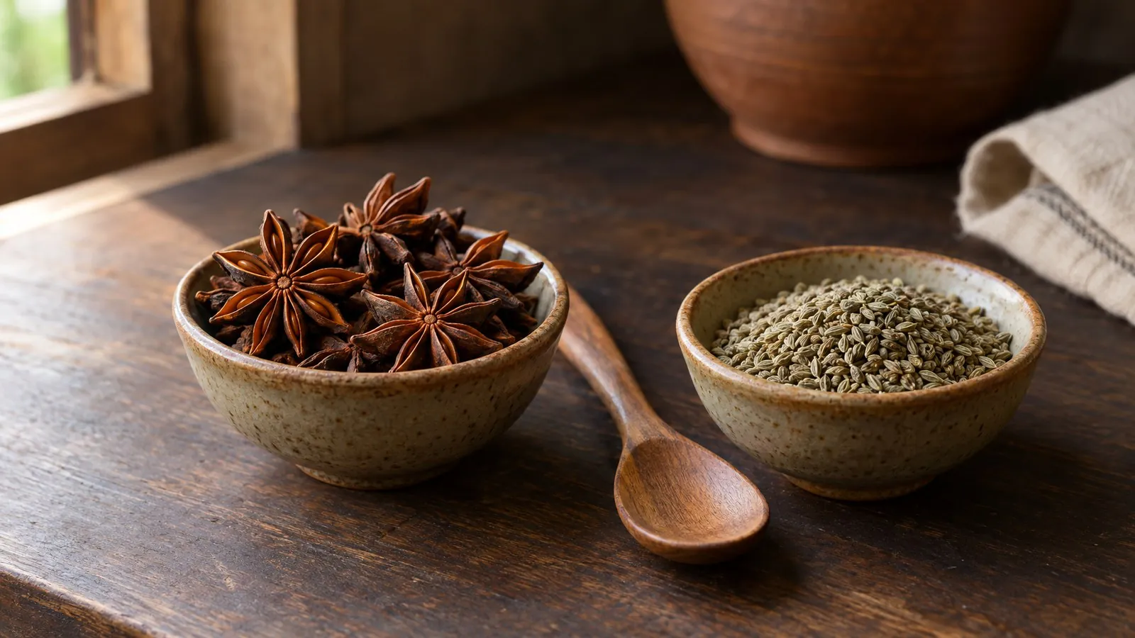 Difference between star anise and anise seed