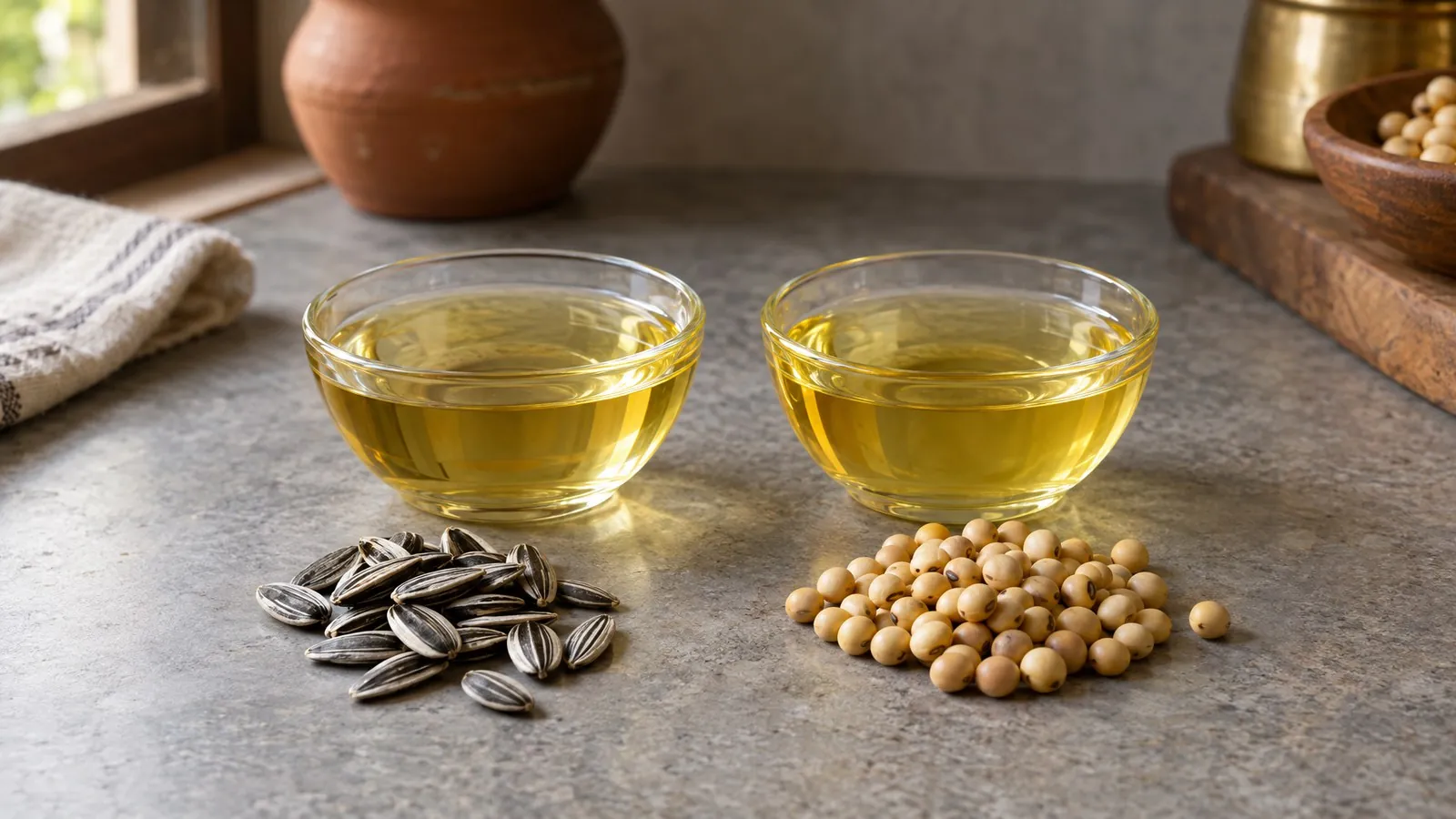 Sunflower oil vs soybean oil: nutrition and which to choose