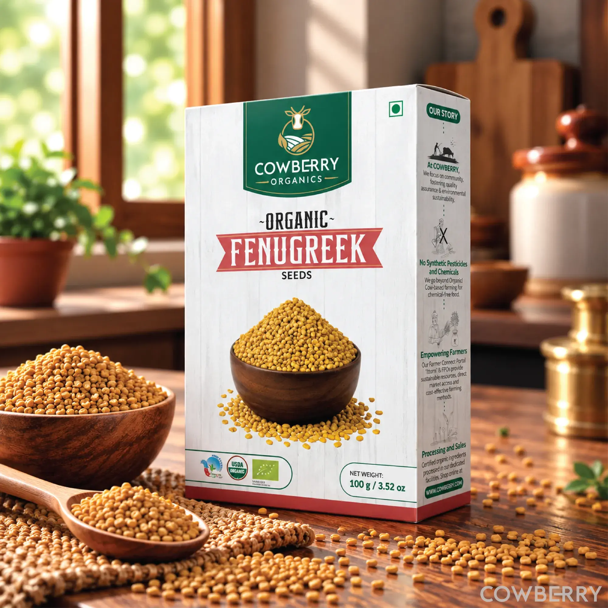 Organic Fenugreek Seeds
