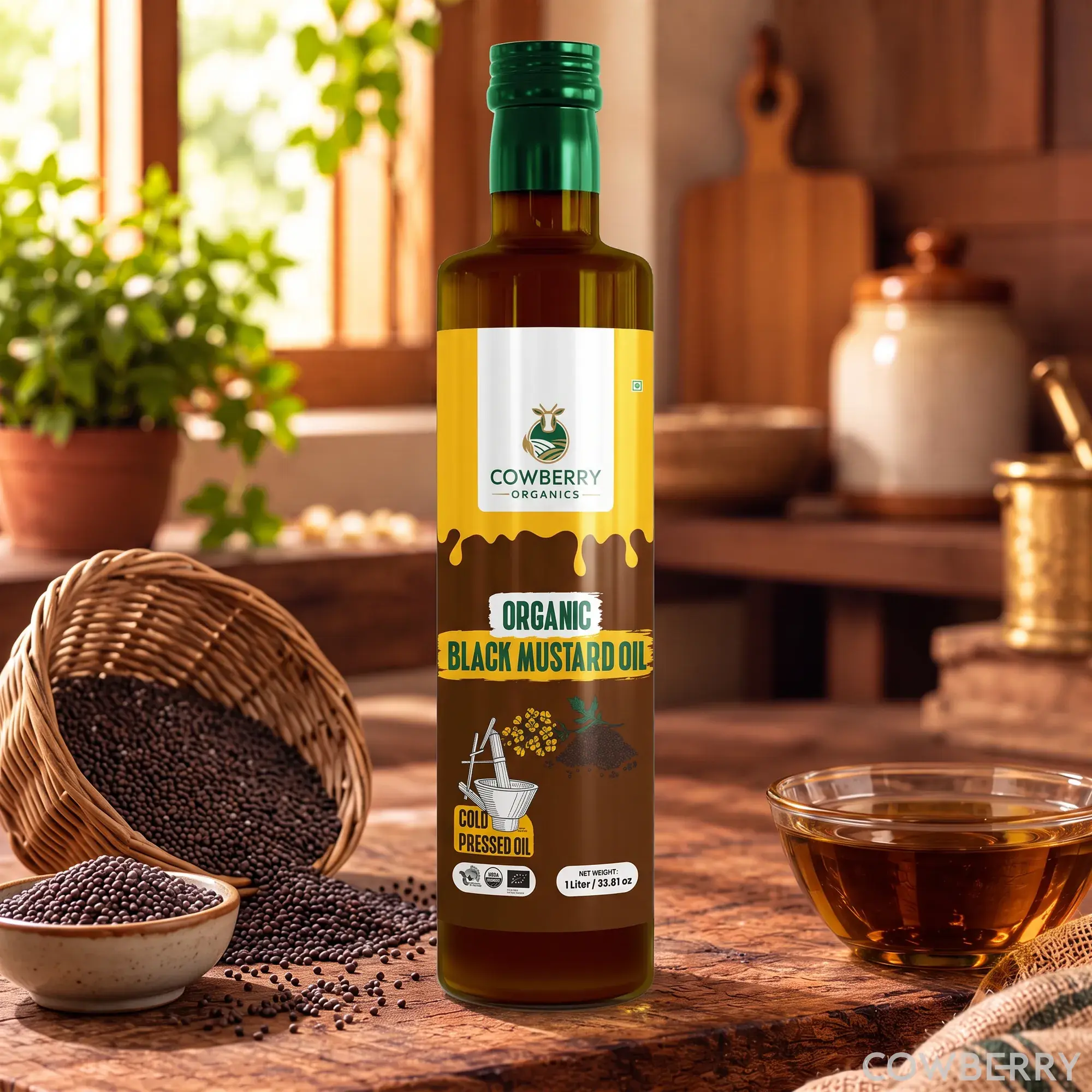 Organic Cold Pressed Mustard Oil