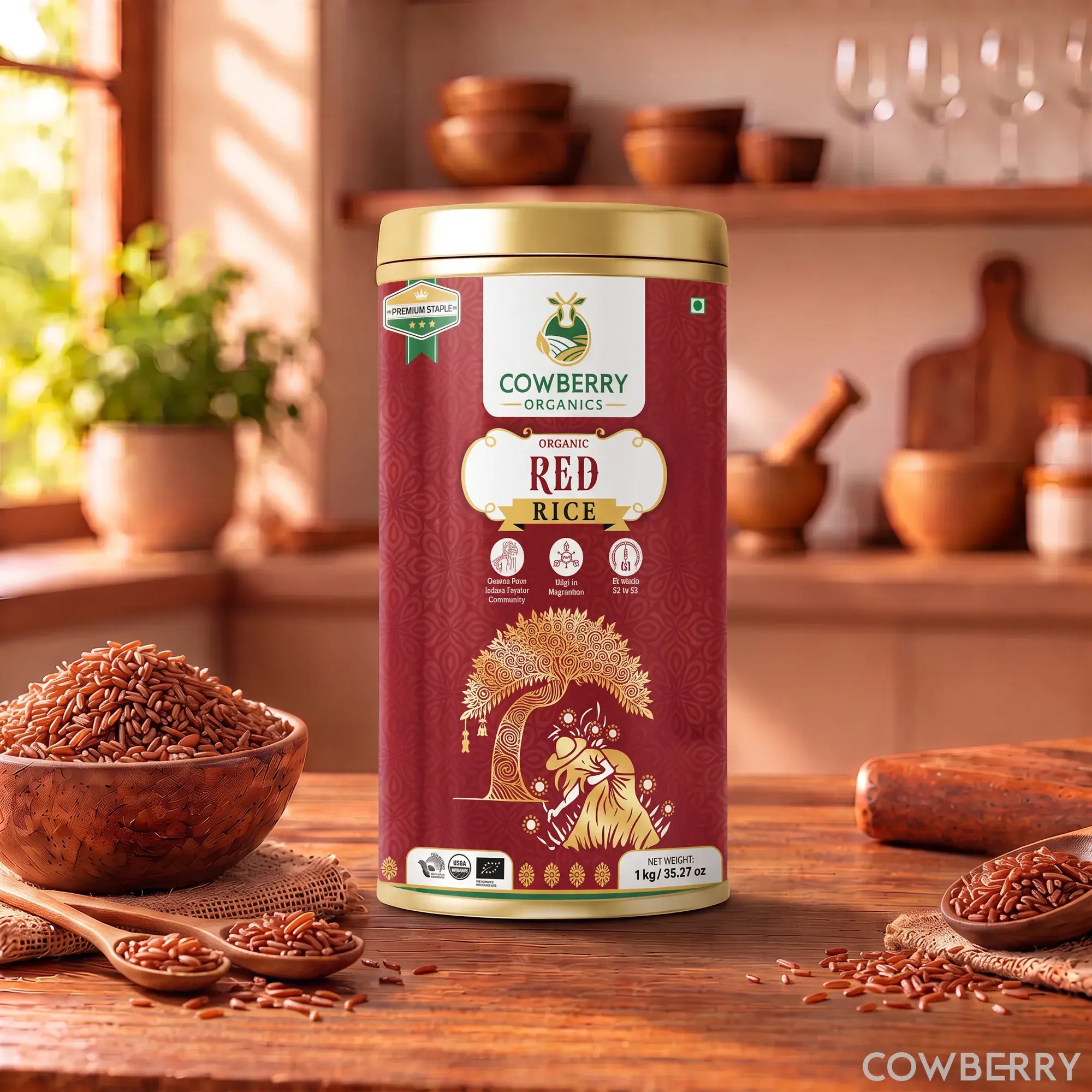 Organic Red Rice