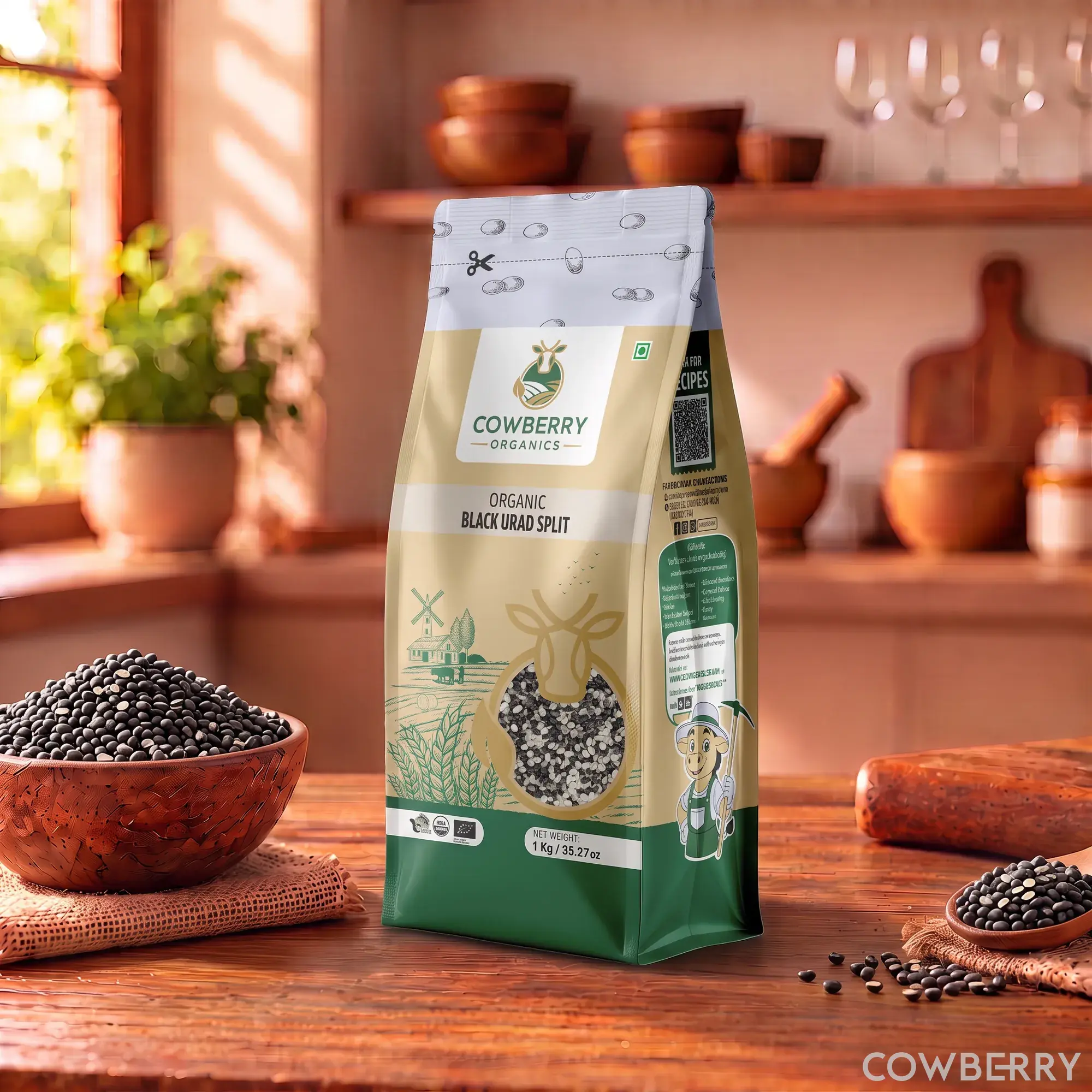 Organic Black Urad Split