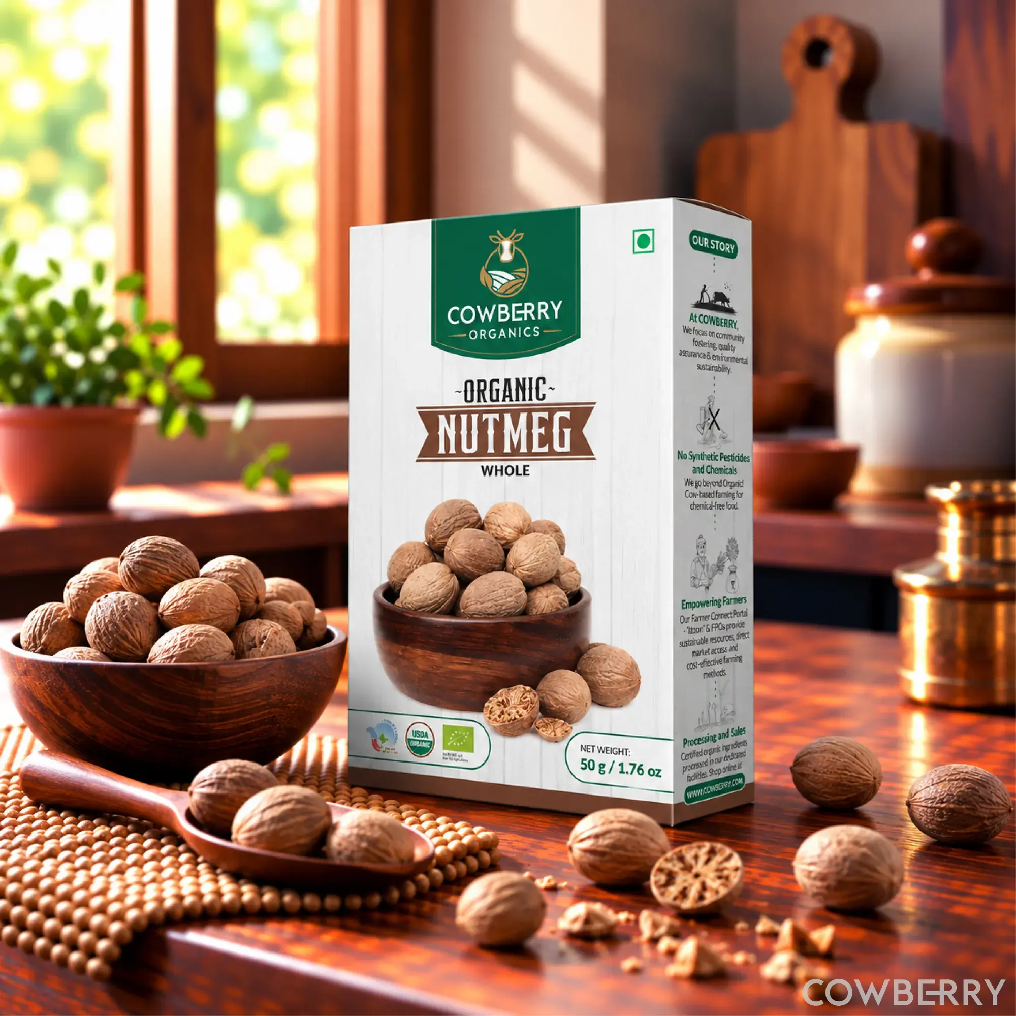 Organic Nutmeg