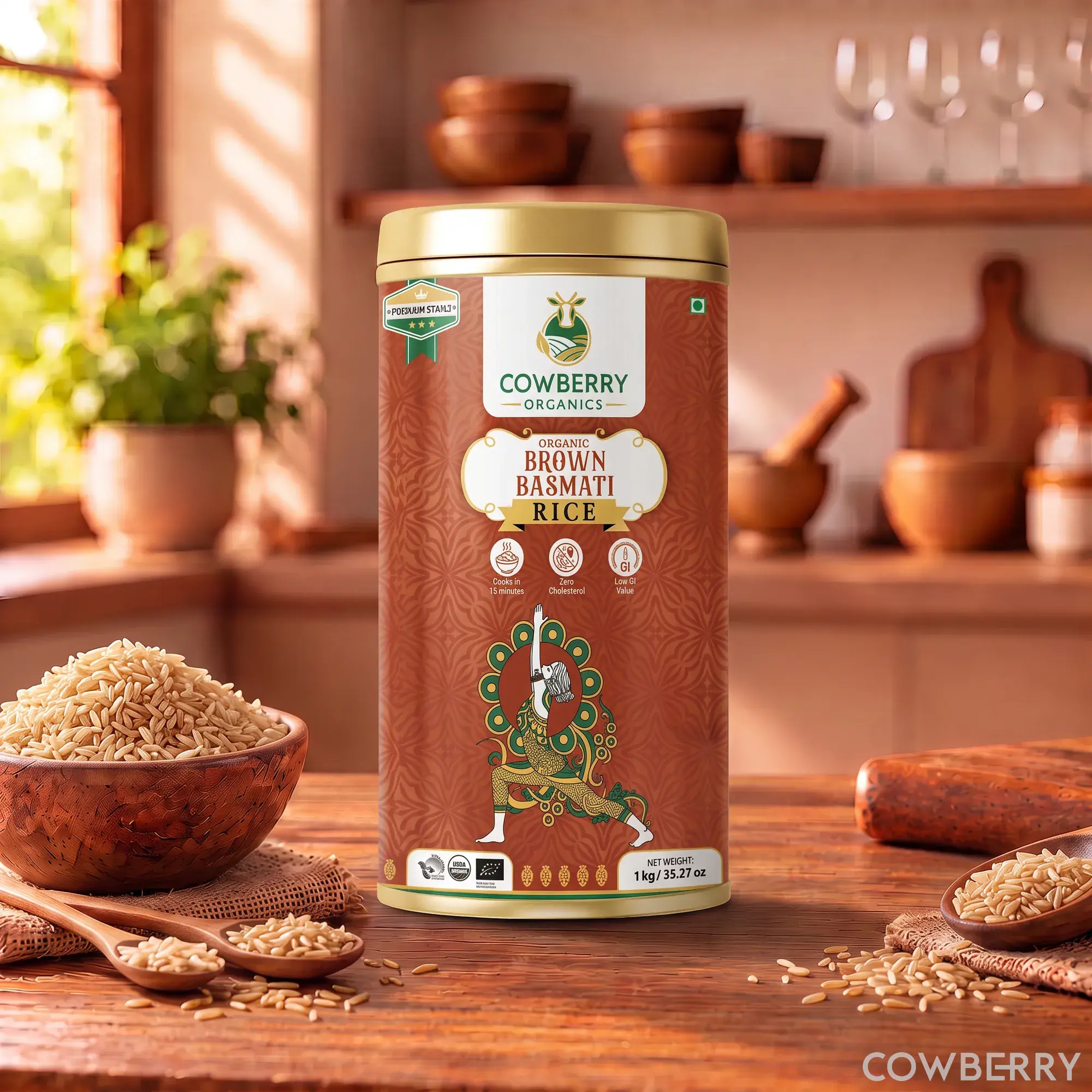 Organic Brown Basmati Rice