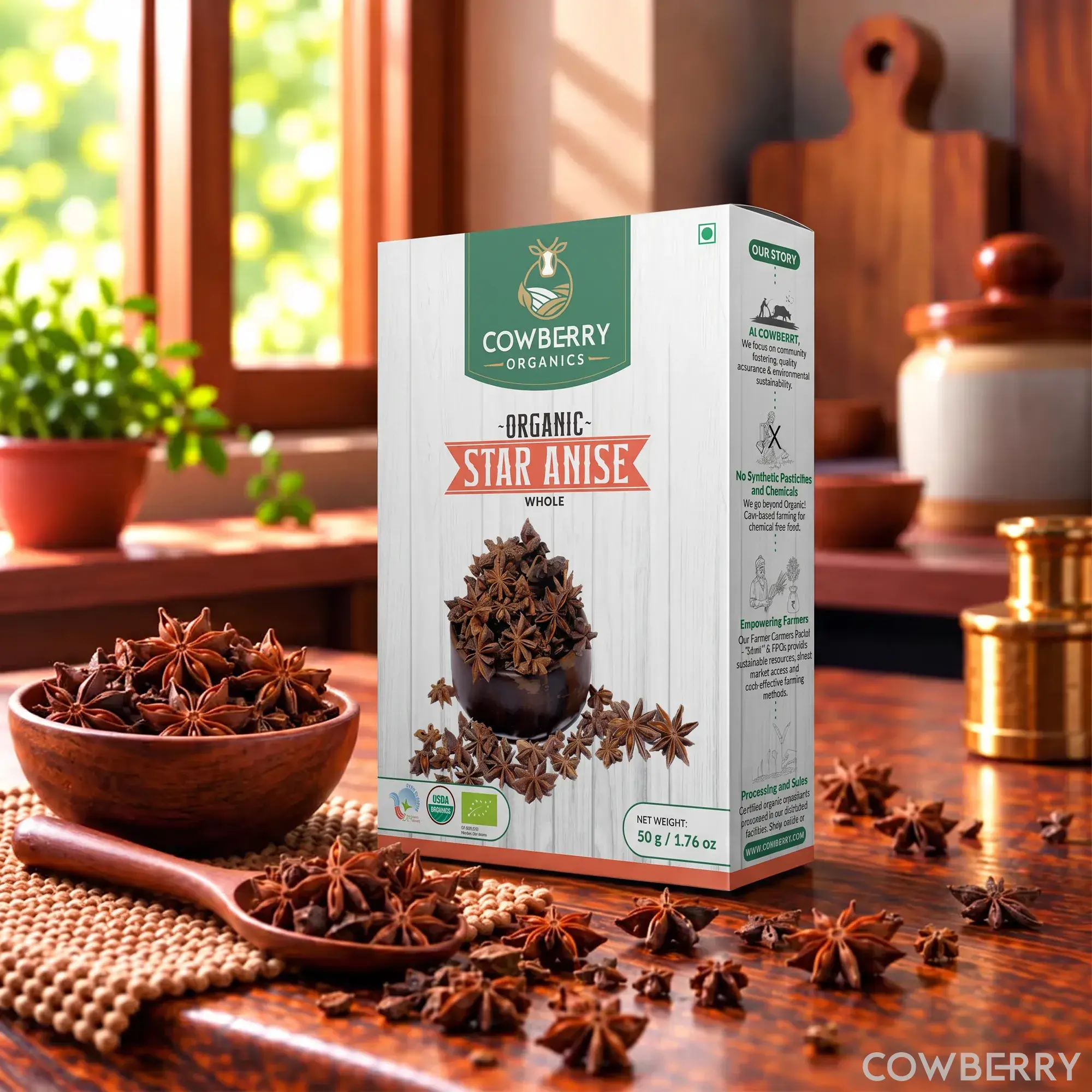 Organic Star Anise – front of pack