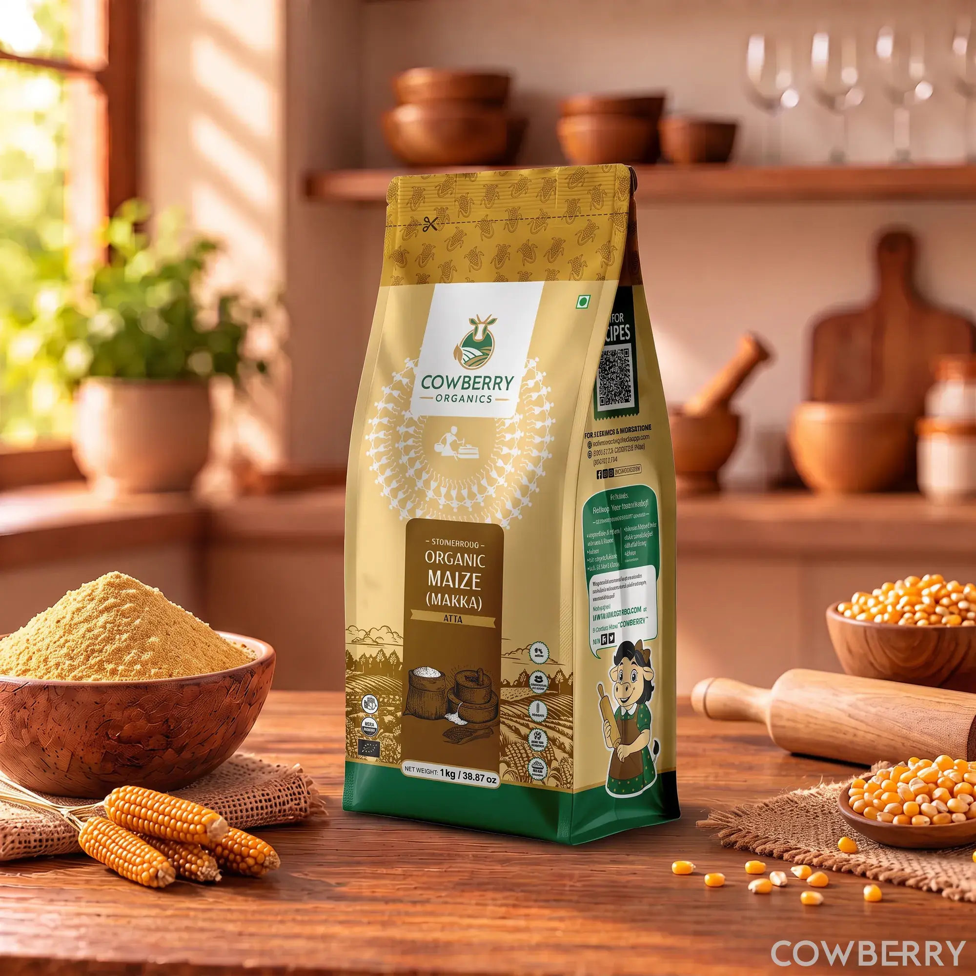 Organic Maize (Makka) Flour
