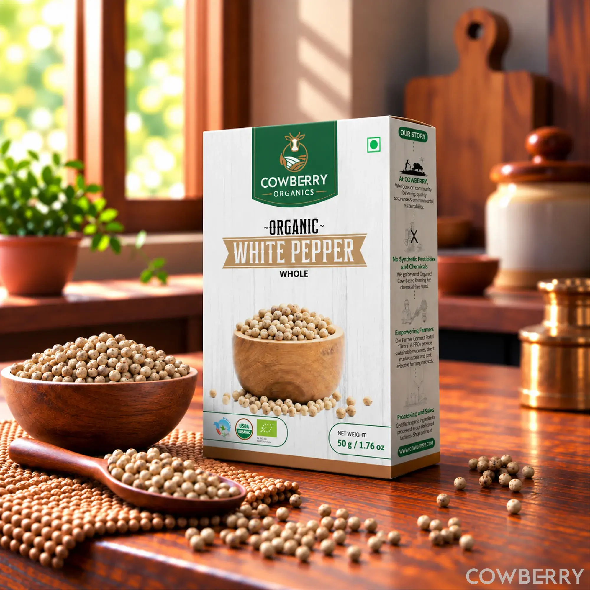 Organic White Pepper