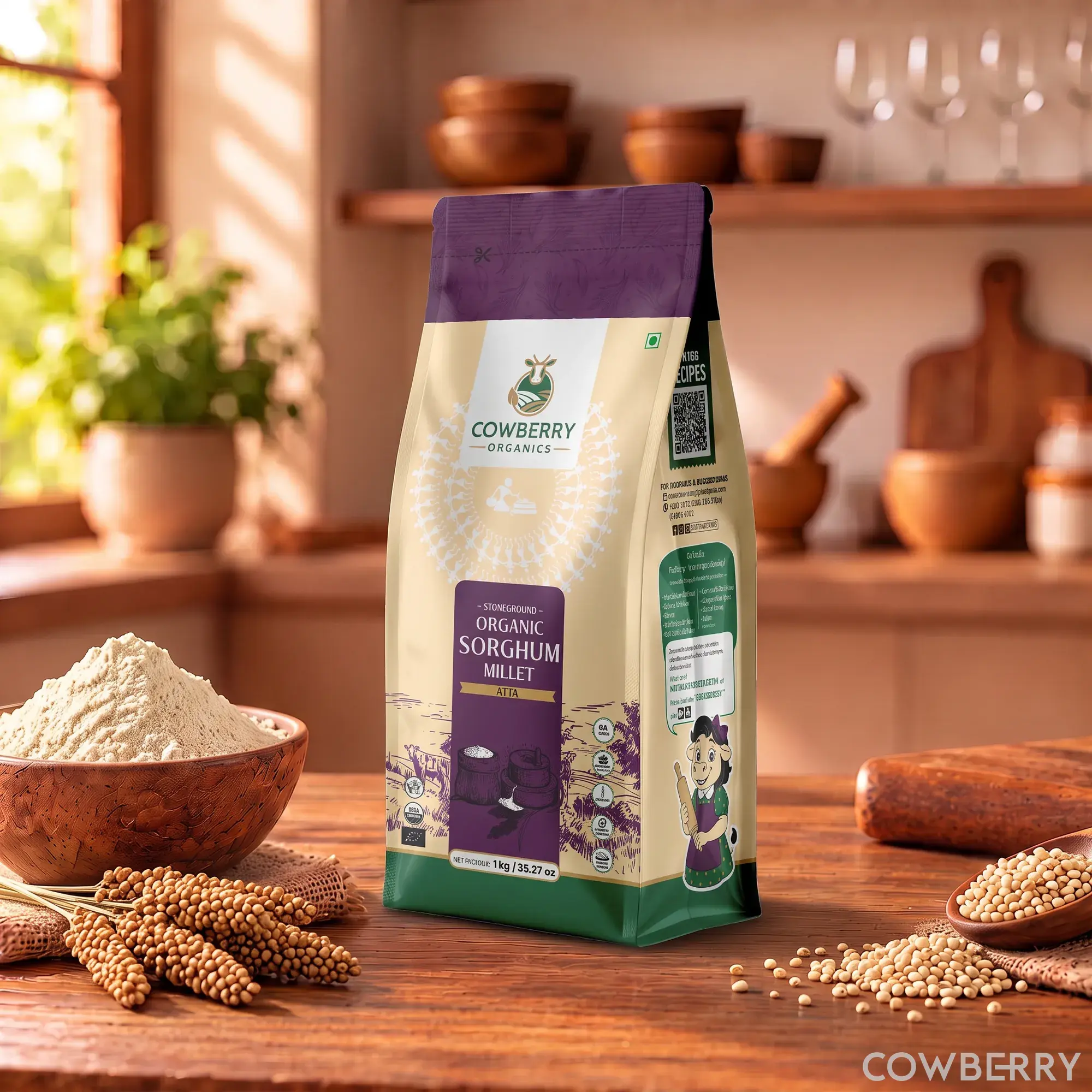 Organic Sorghum (Jowar) Flour