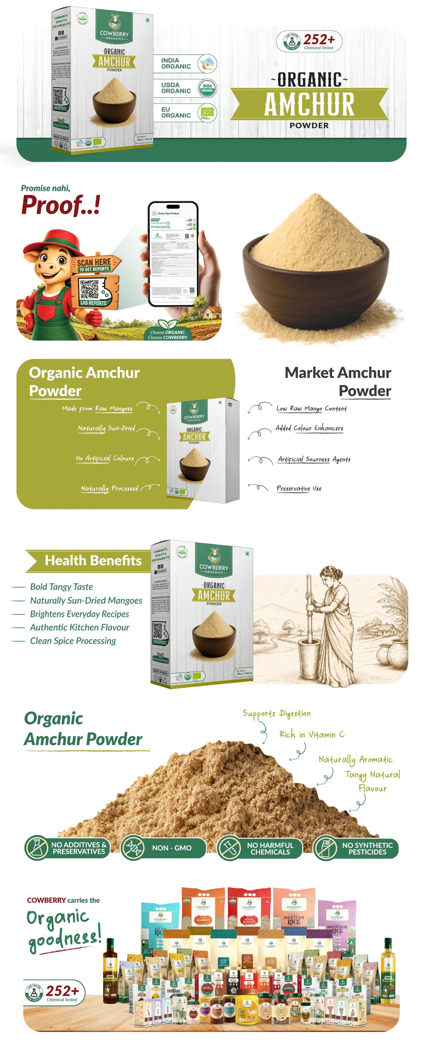 Organic Amchur Powder banner