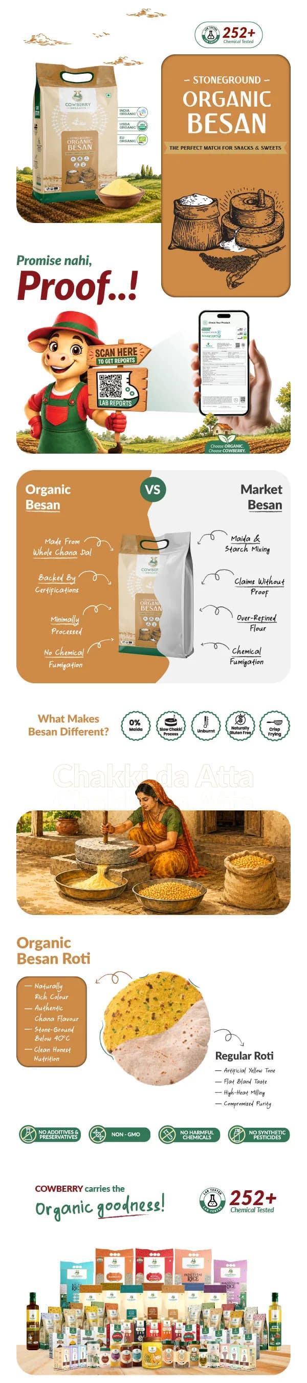 Organic Besan banner