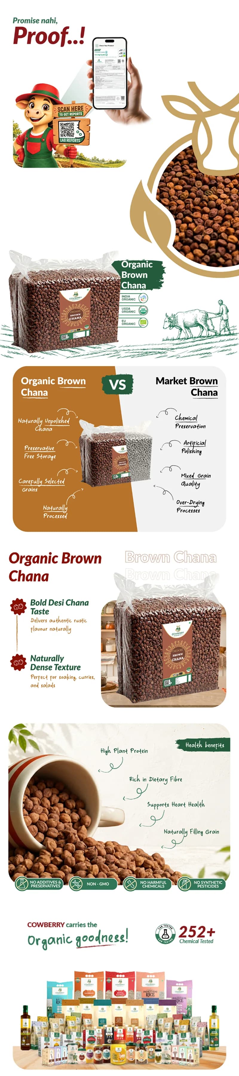 Organic Brown Chana banner