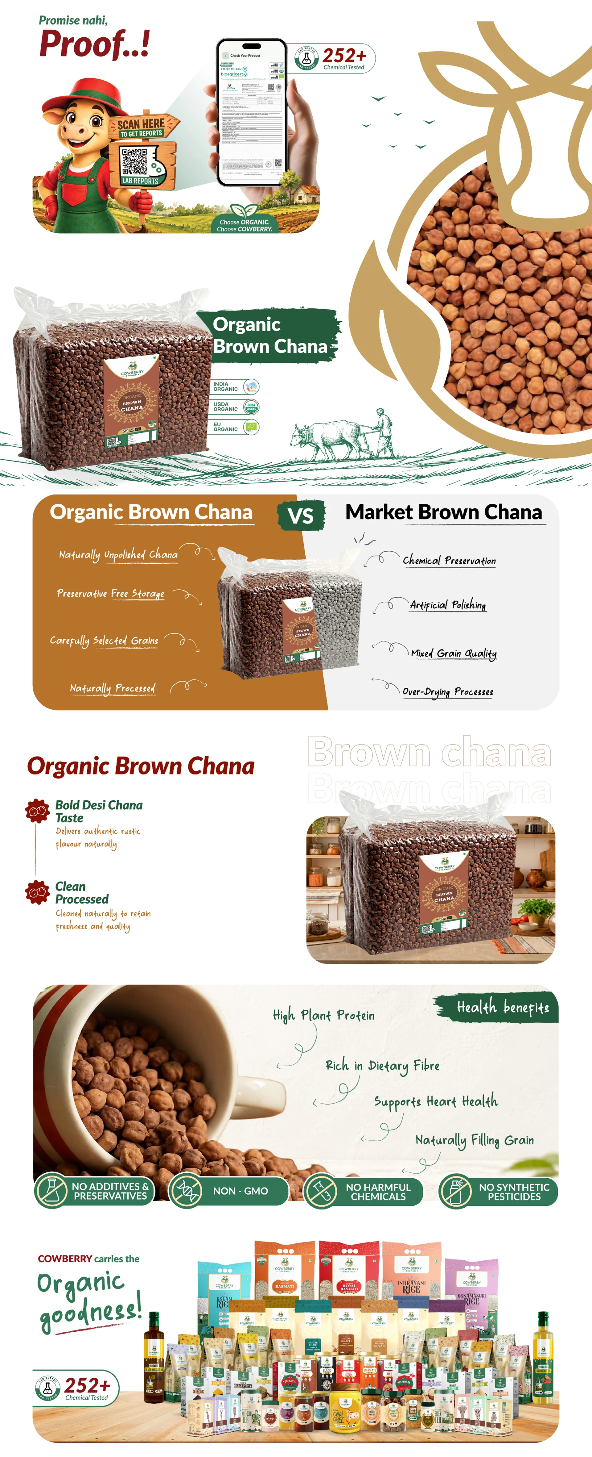 Organic Brown Chana banner