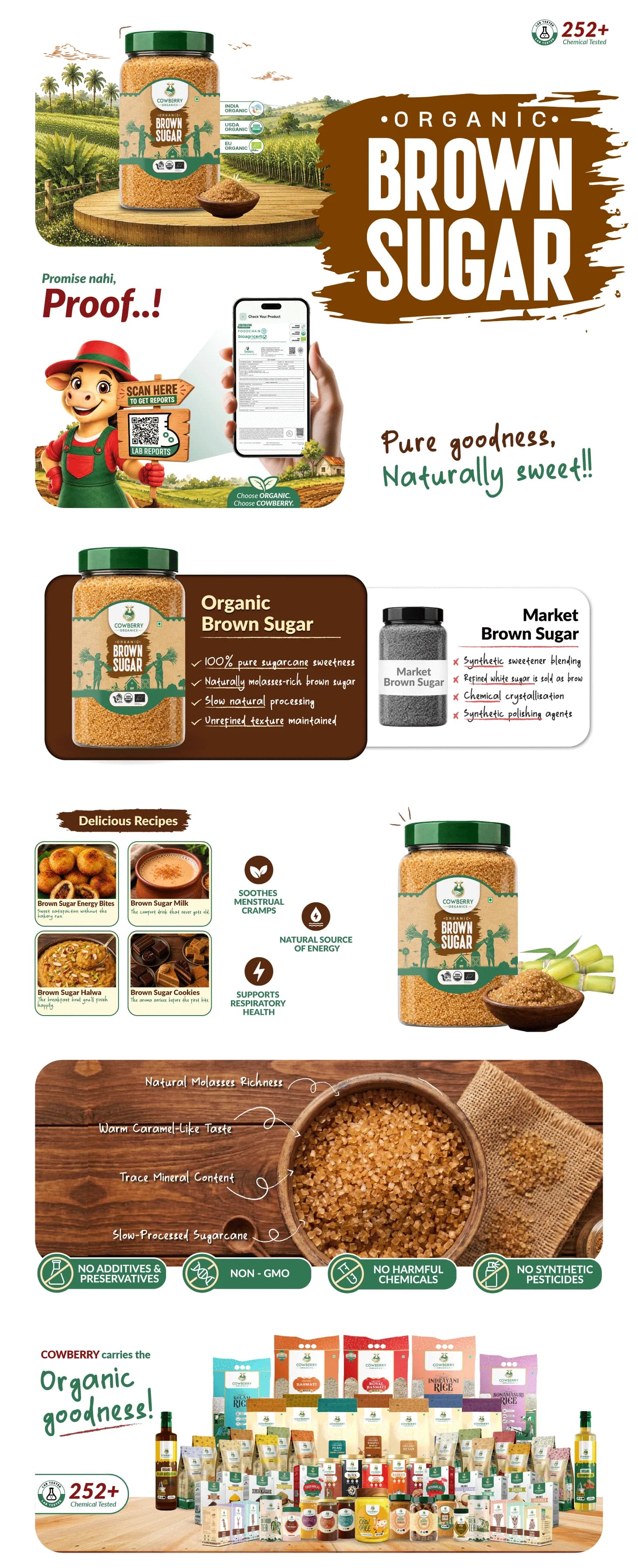 Organic Brown Sugar banner