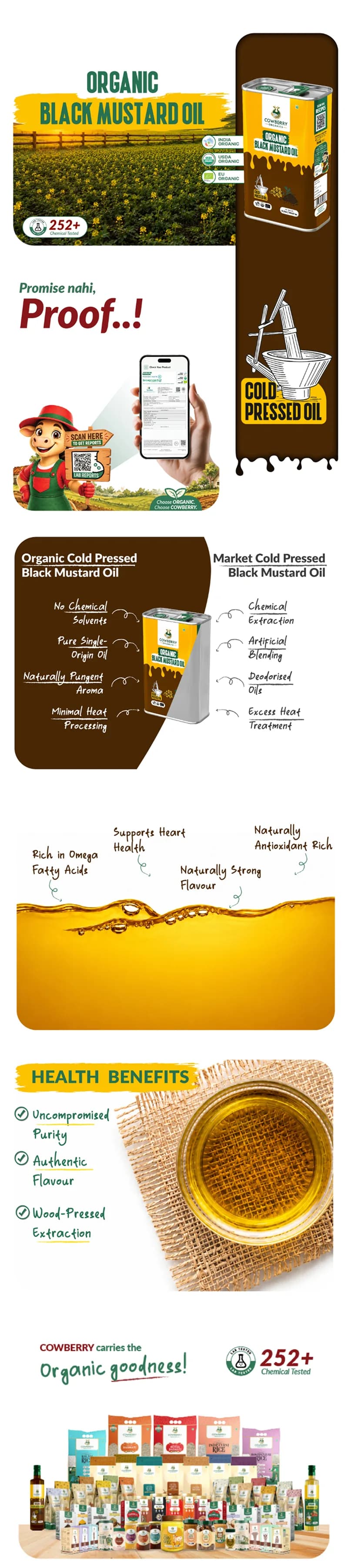 Organic Cold Pressed Mustard Oil banner