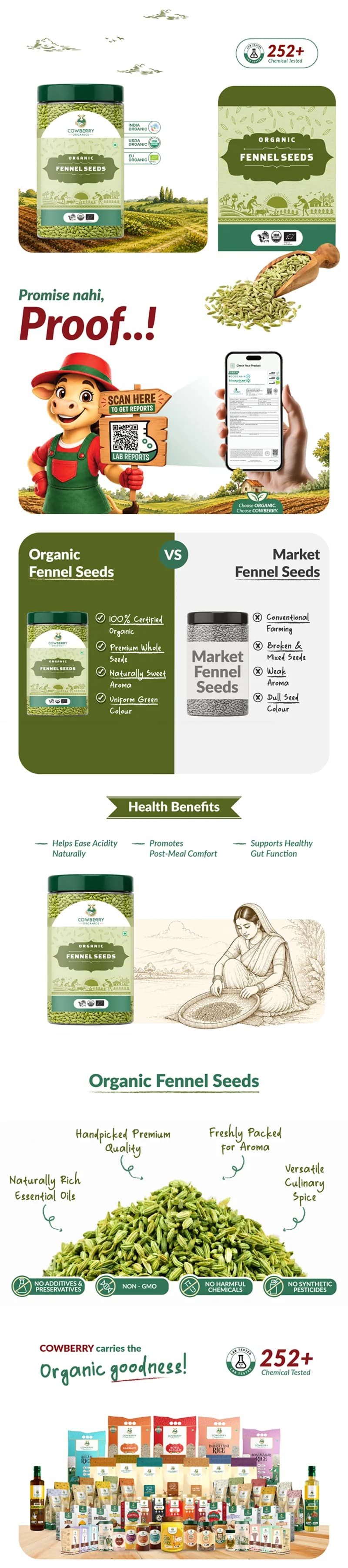 Organic Fennel Seeds banner
