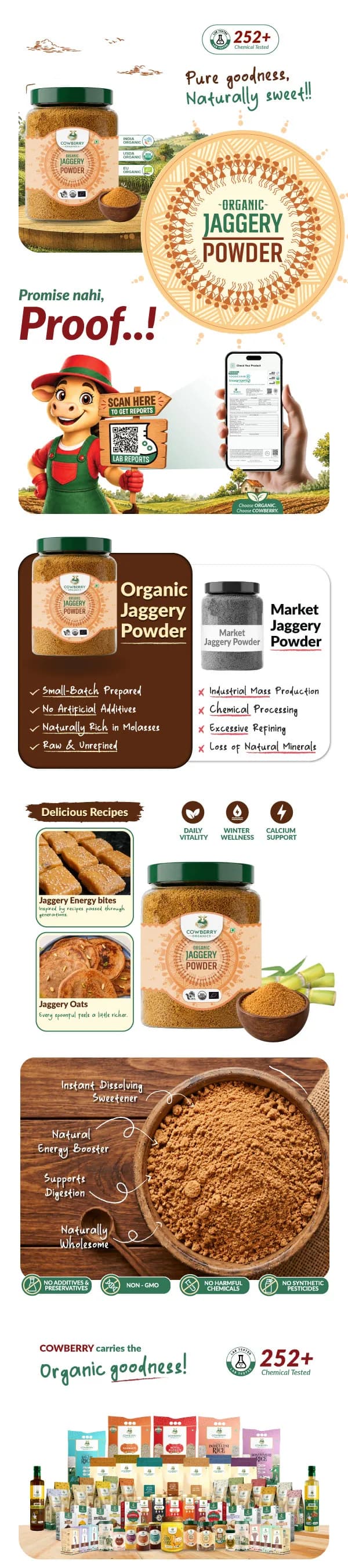 Organic Jaggery Powder banner