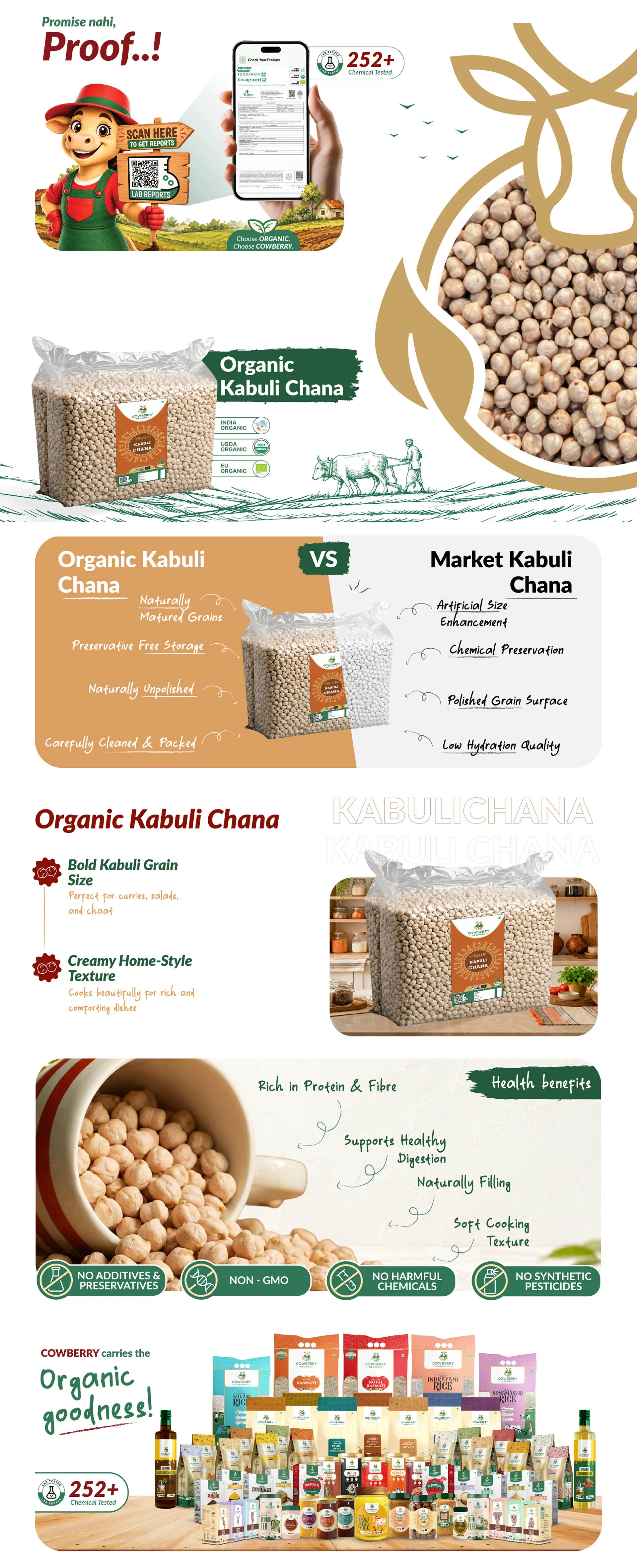 Organic Kabuli Chana banner