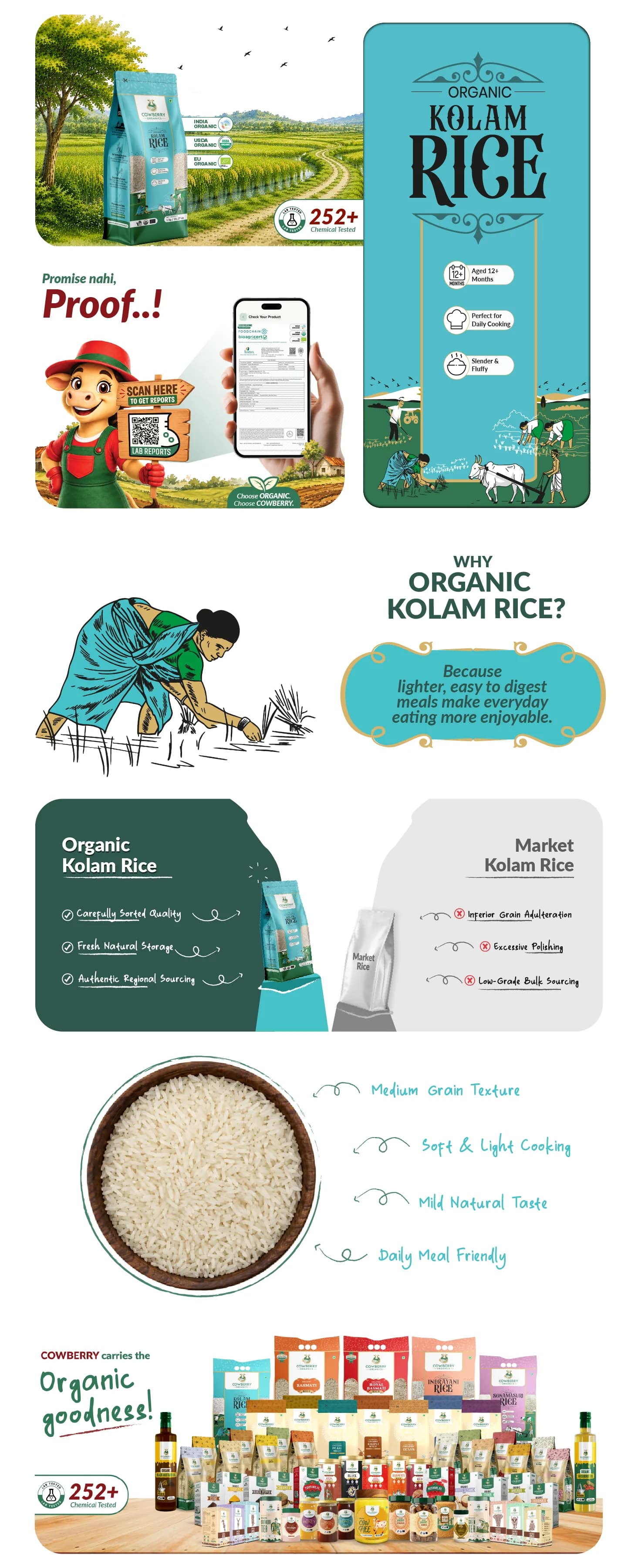 Organic Kolam Rice banner
