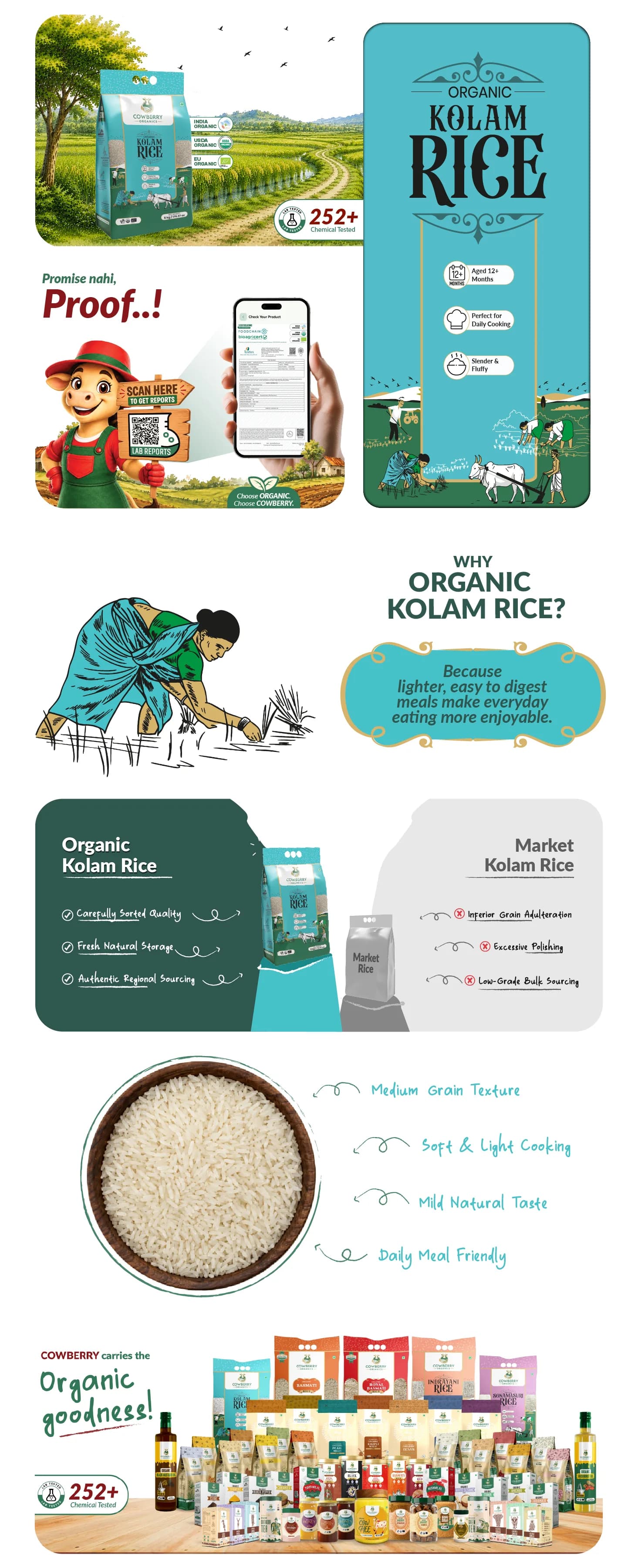 Organic Kolam Rice banner