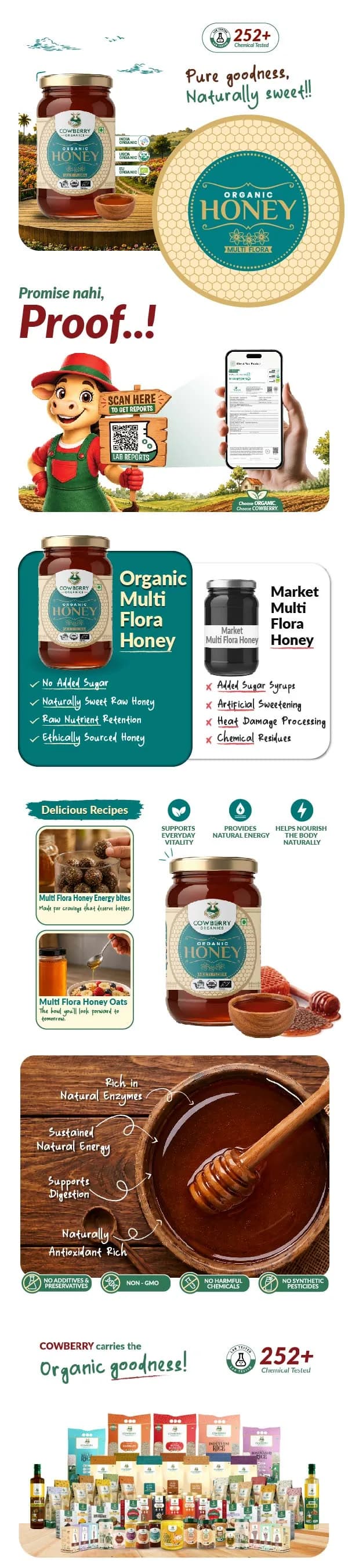 Organic Multiflora Honey banner