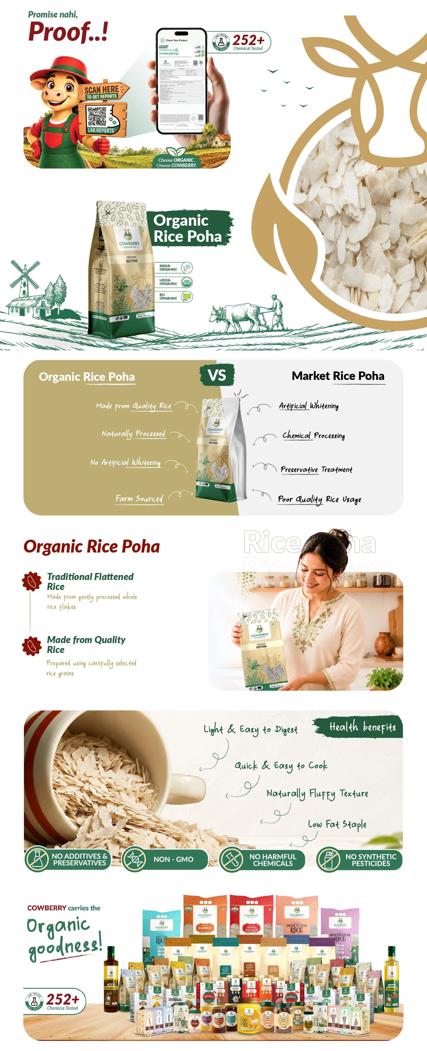 Organic Rice Poha banner