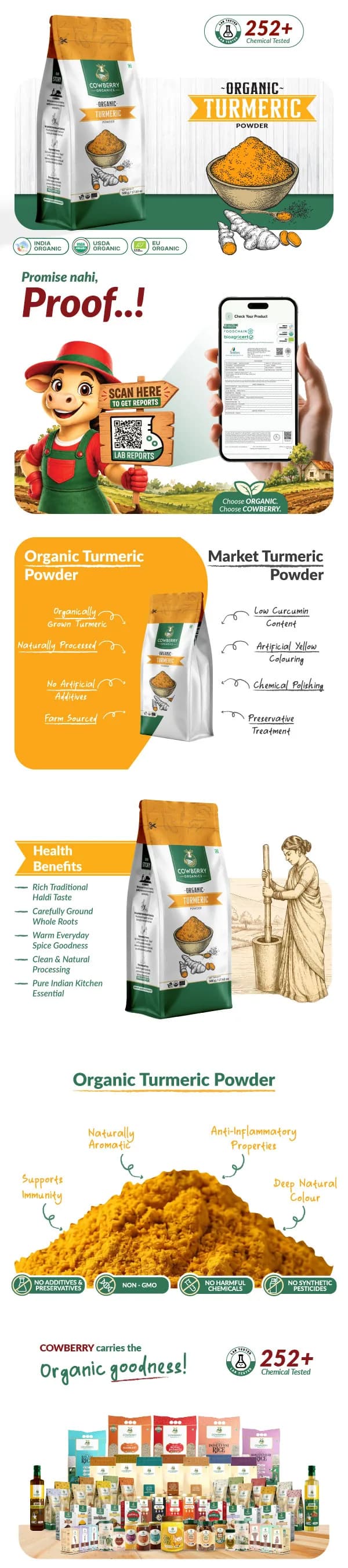 Organic Turmeric Powder banner