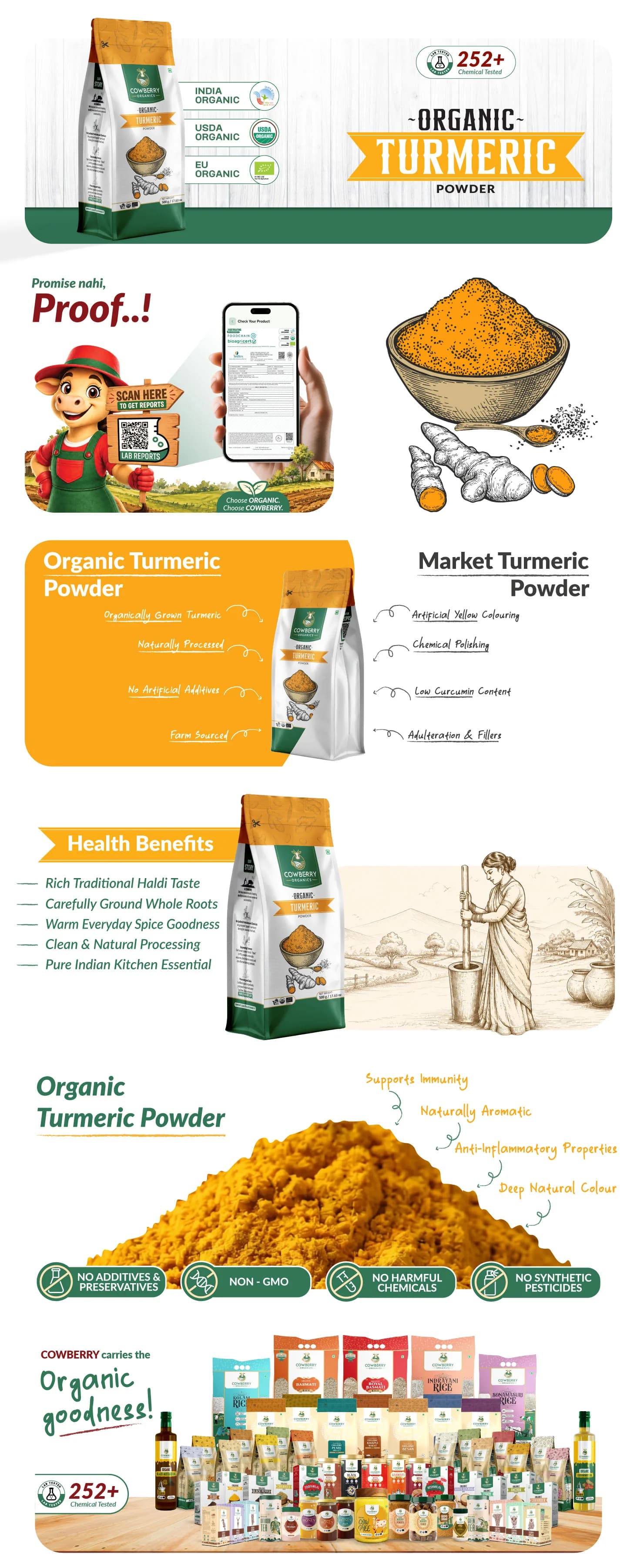 Organic Turmeric Powder banner