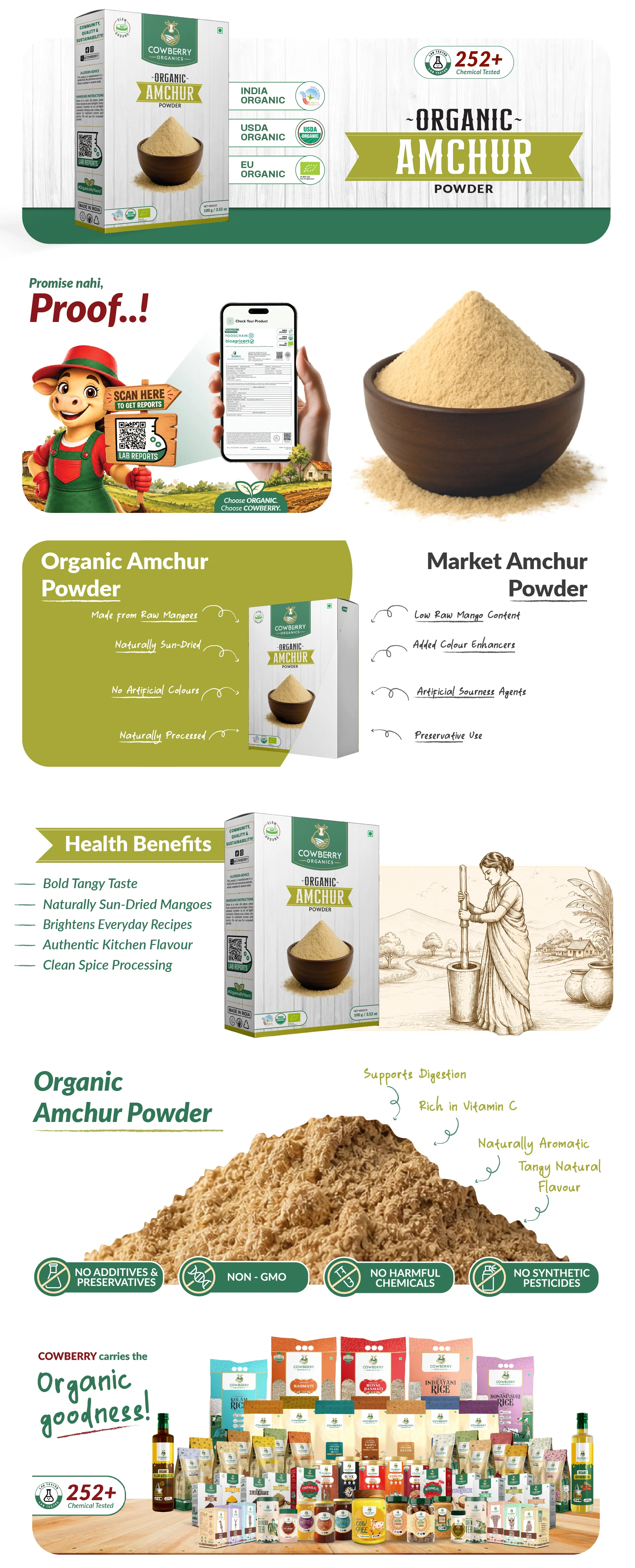 Organic Amchur Powder banner
