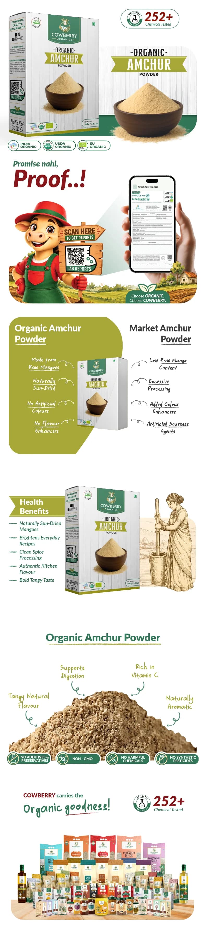 Organic Amchur Powder banner