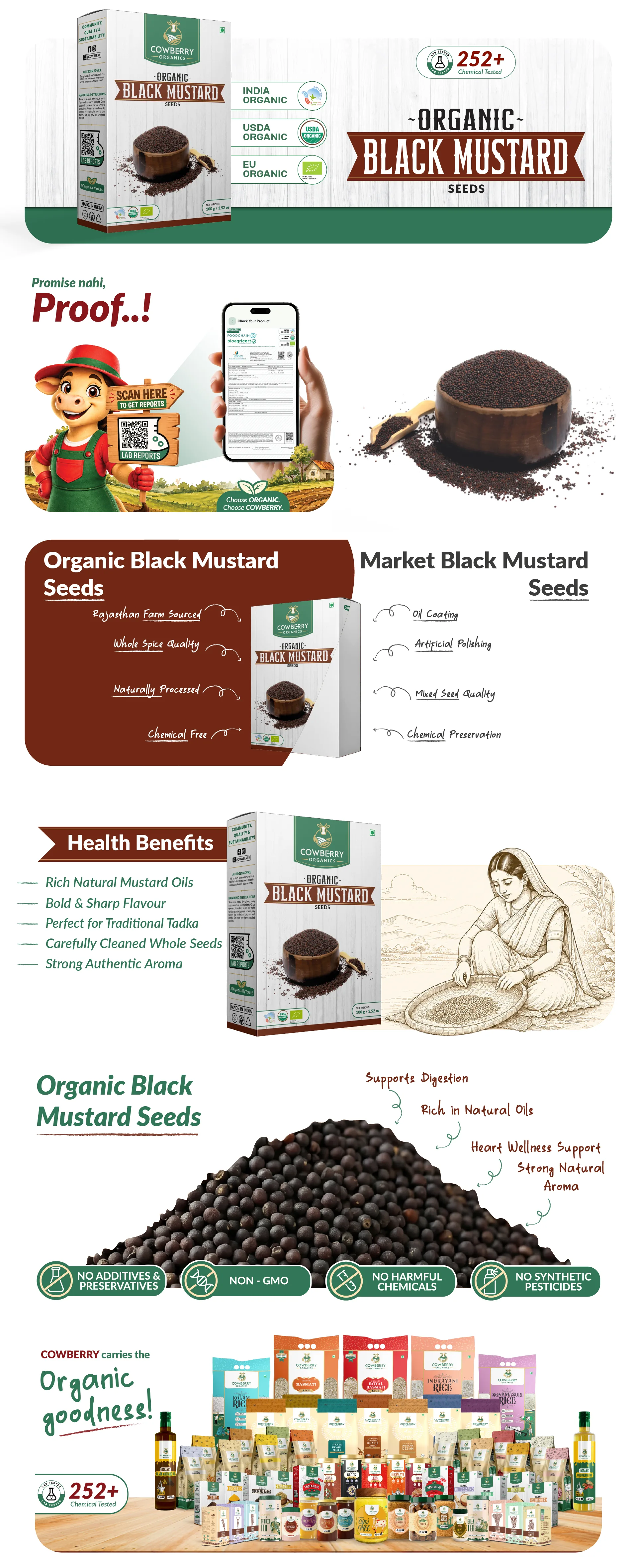Organic Black Mustard Seeds (Small) banner