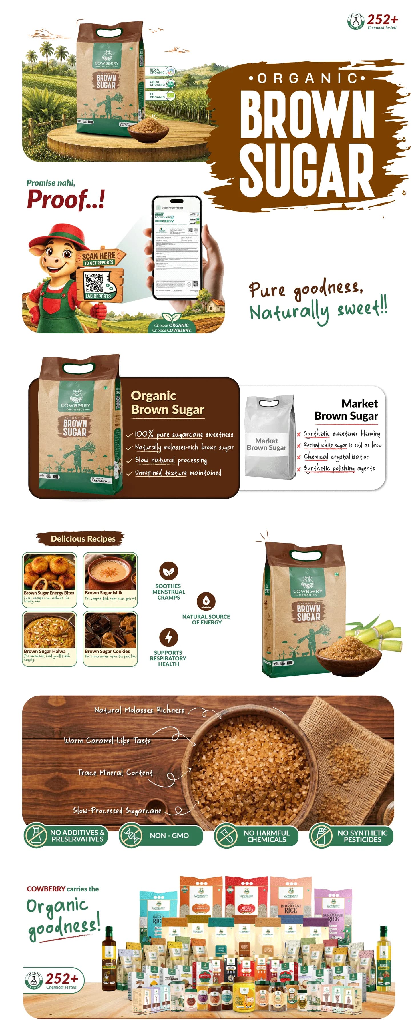Organic Brown Sugar banner