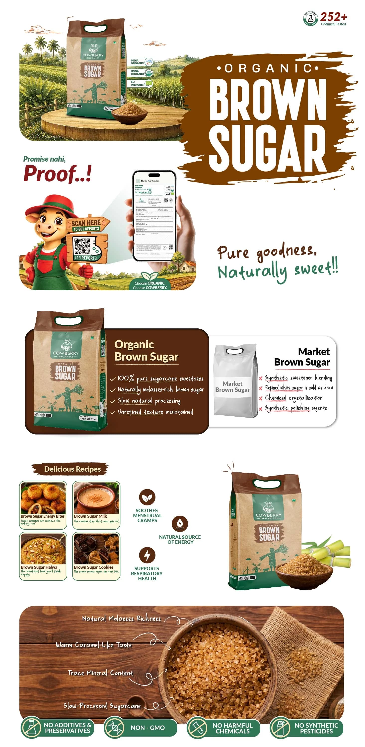 Organic Brown Sugar banner