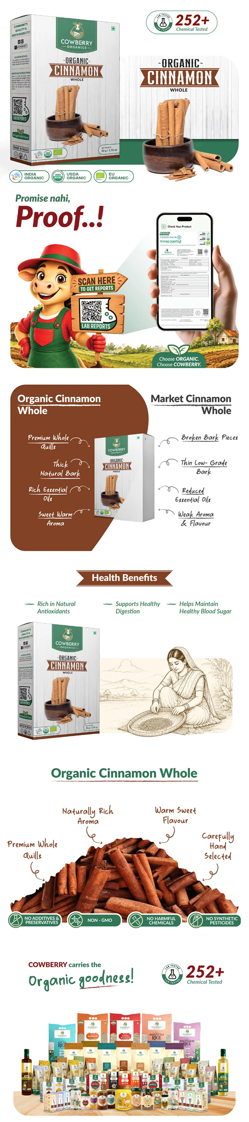 Organic Cinnamon banner