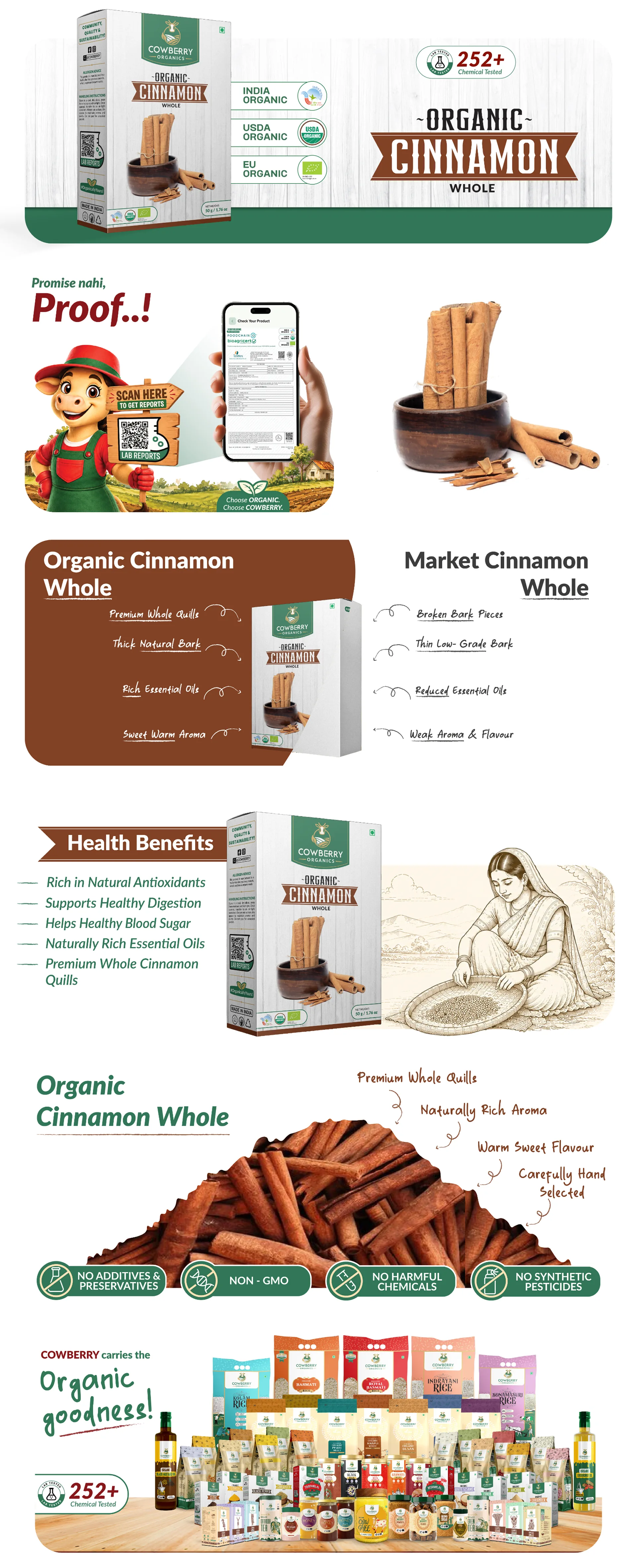 Organic Cinnamon banner