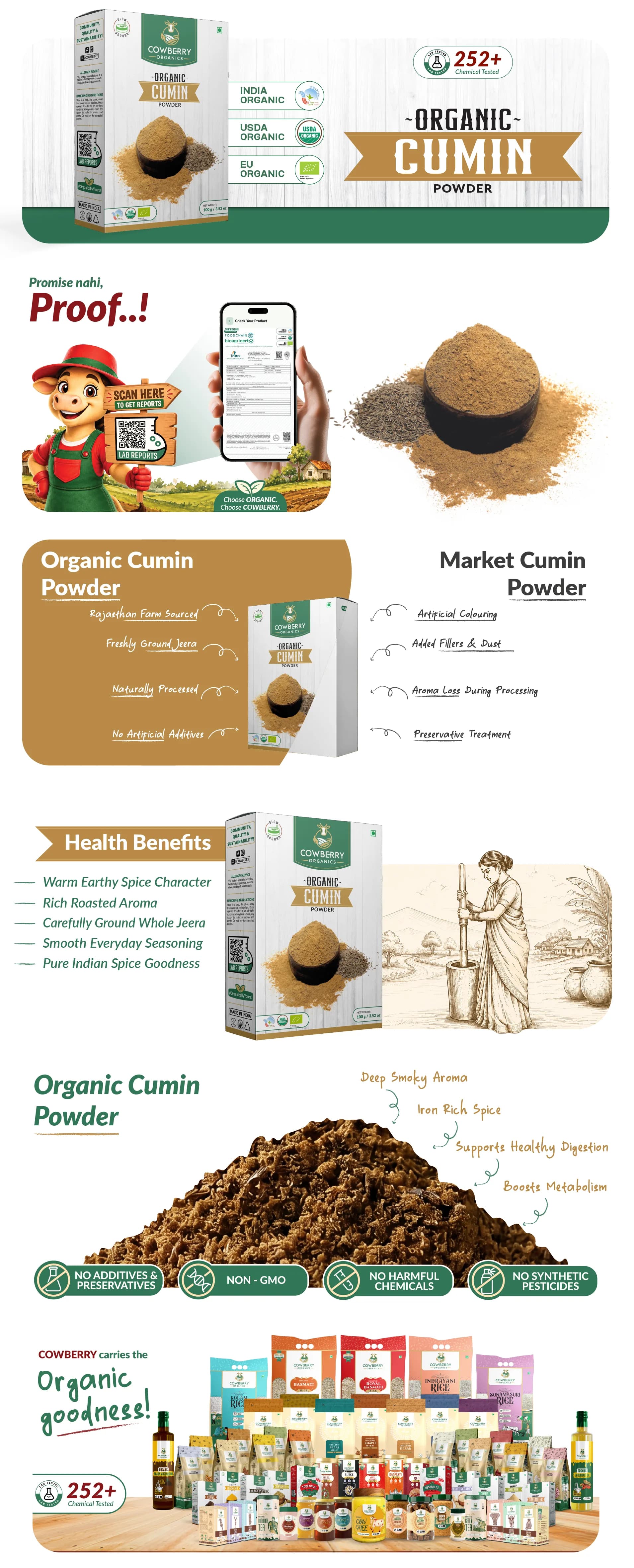 Organic Cumin Powder banner