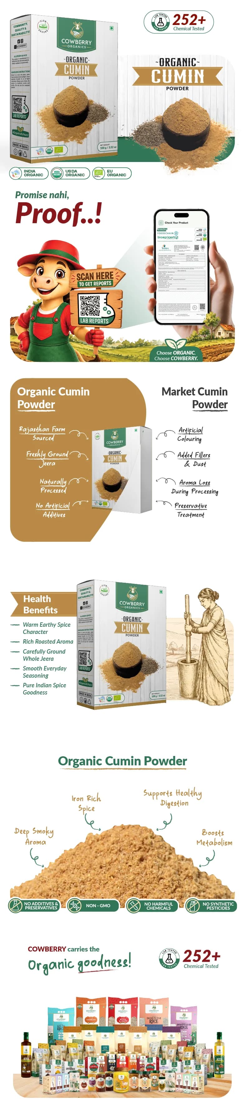 Organic Cumin Powder banner