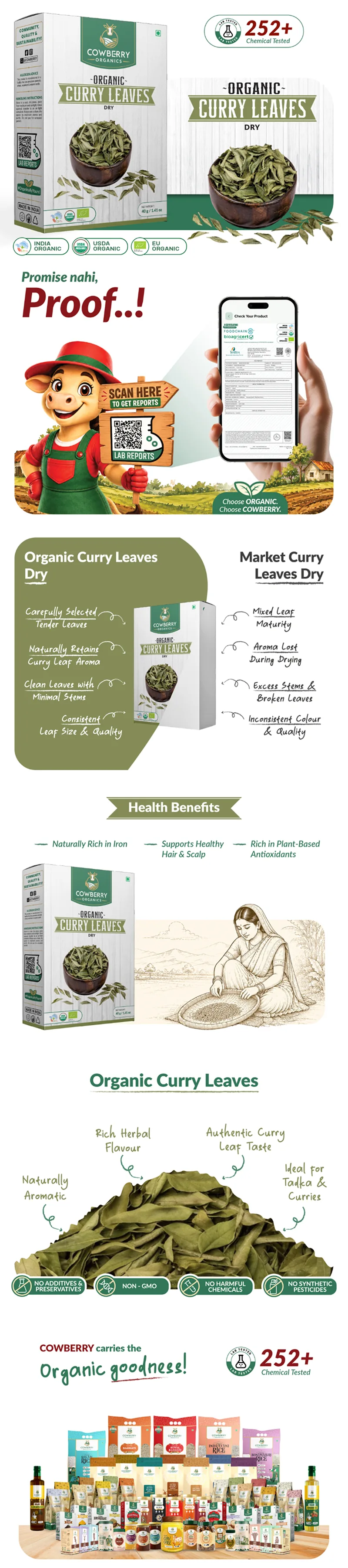 Organic Dry Curry Leaves banner