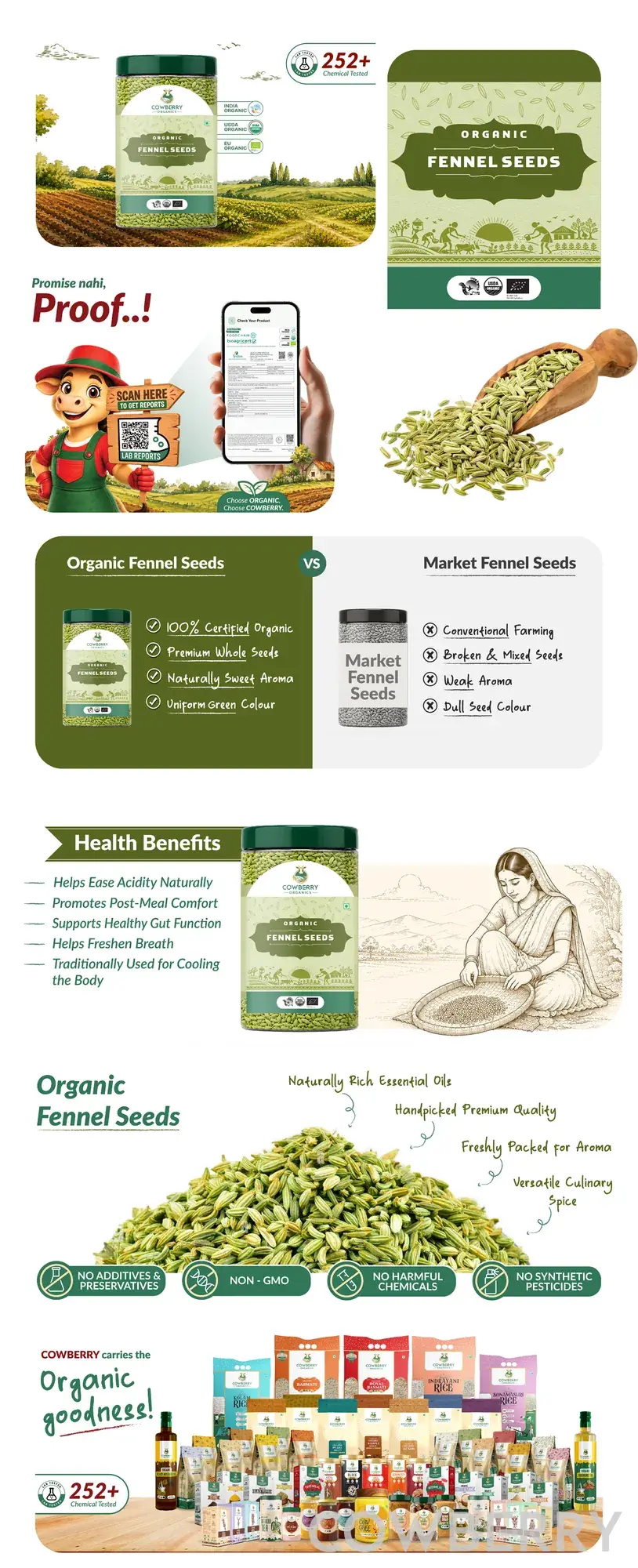 Organic Fennel Seeds banner