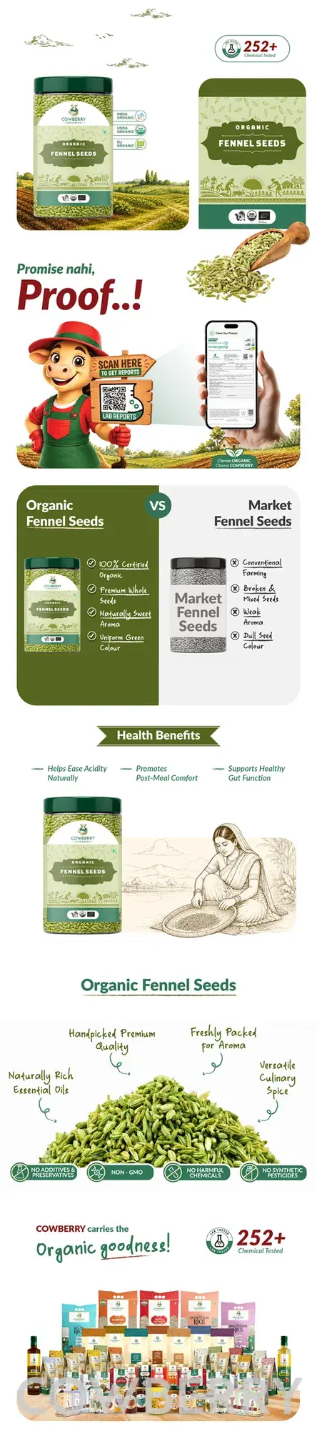 Organic Fennel Seeds banner