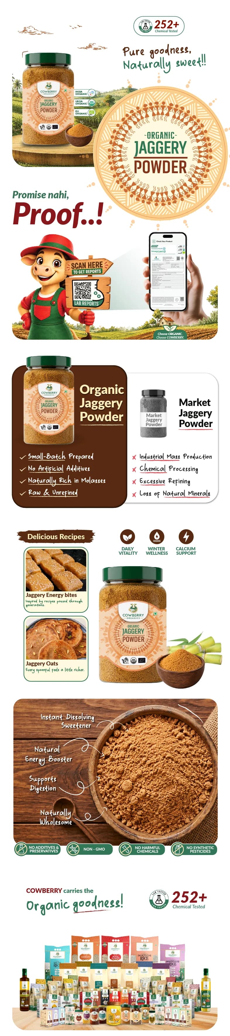 Organic Jaggery Powder banner