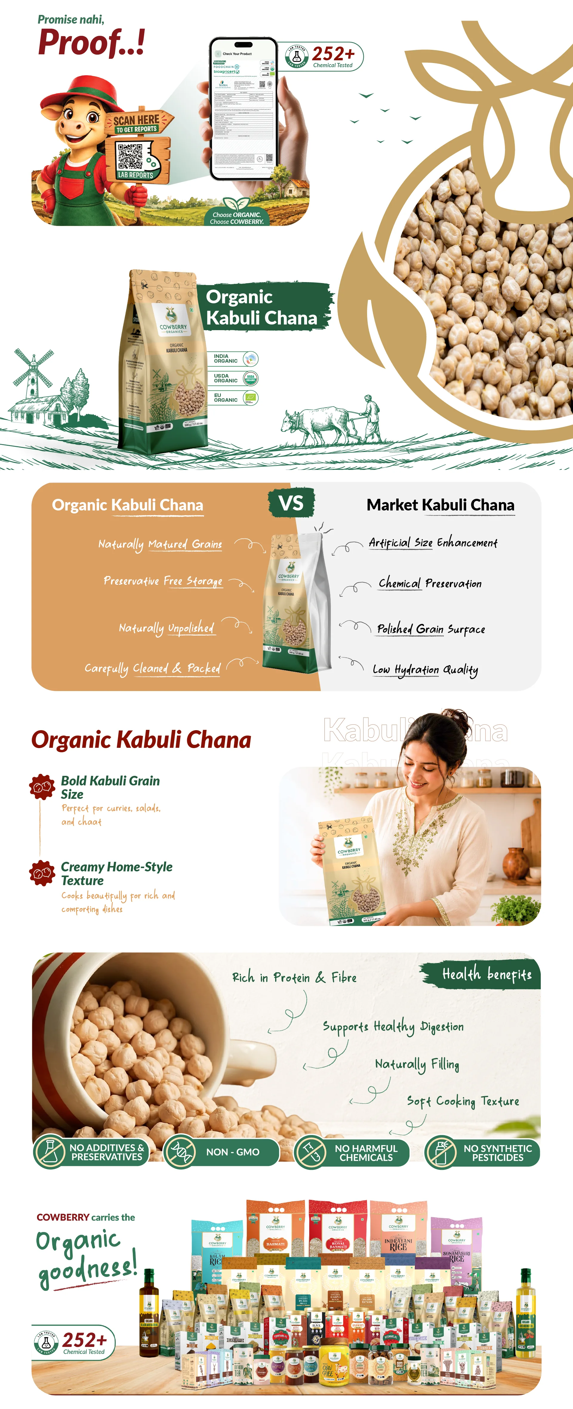 Organic Kabuli Chana banner