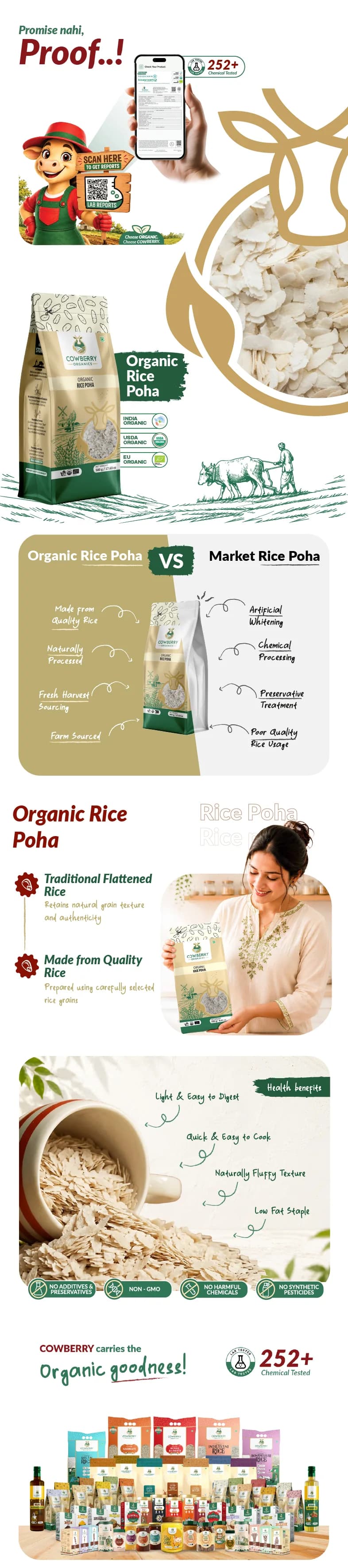 Organic Rice Poha banner