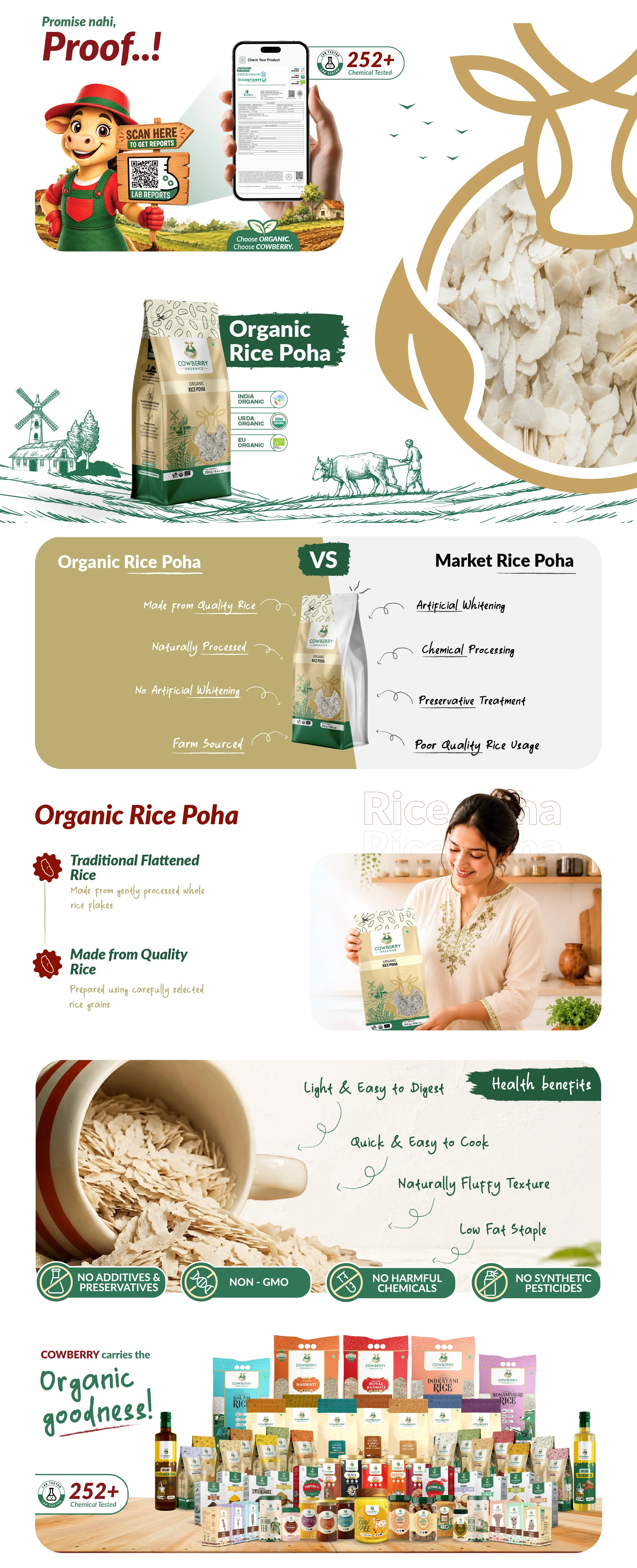 Organic Rice Poha banner