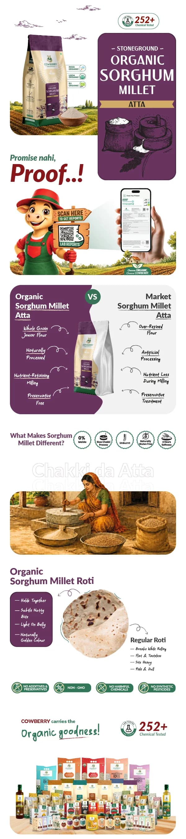 Organic Sorghum (Jowar) Flour banner
