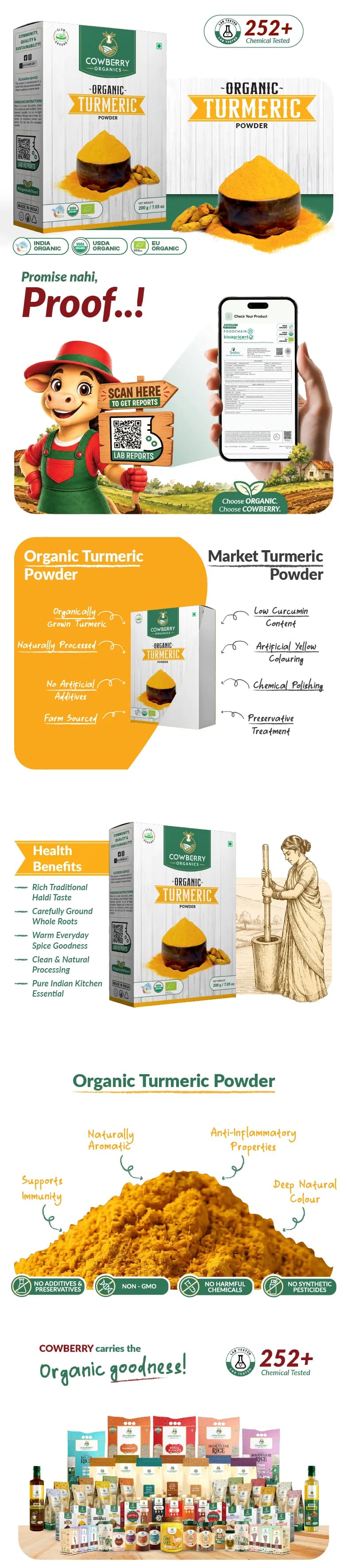 Organic Turmeric Powder banner