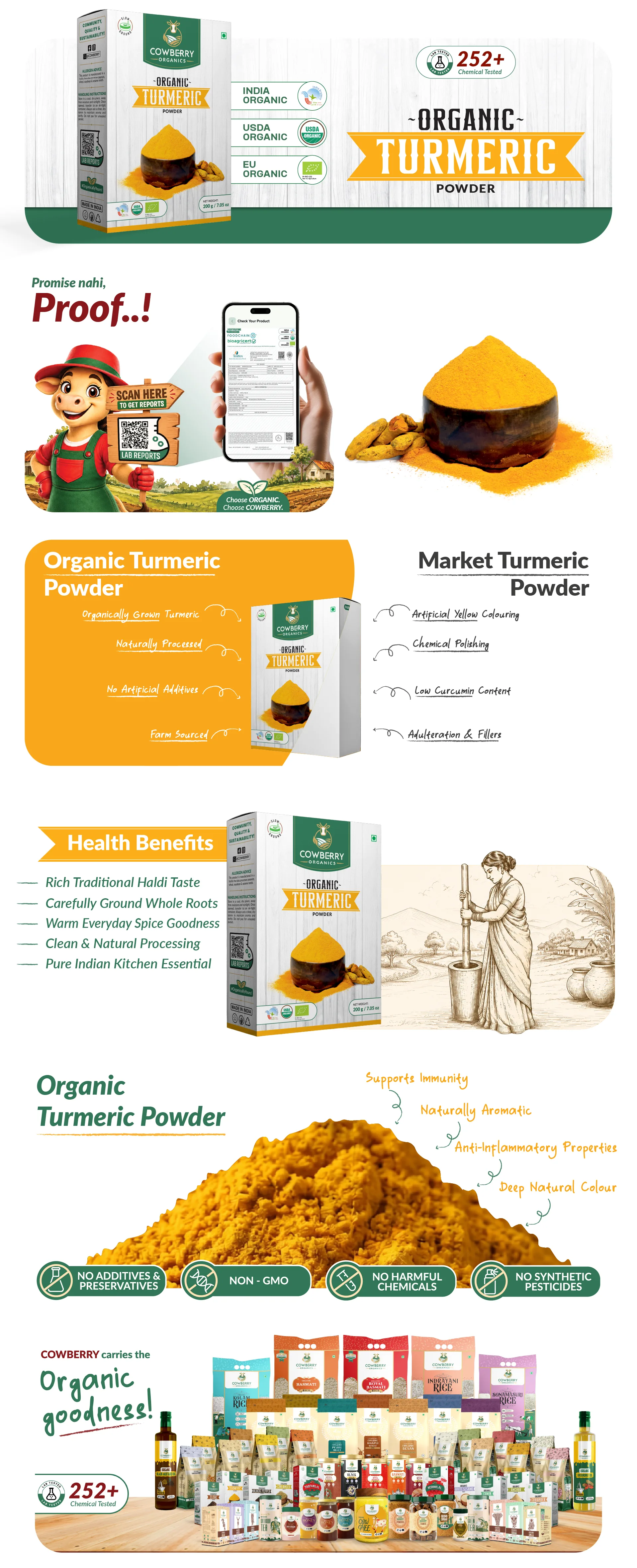 Organic Turmeric Powder banner
