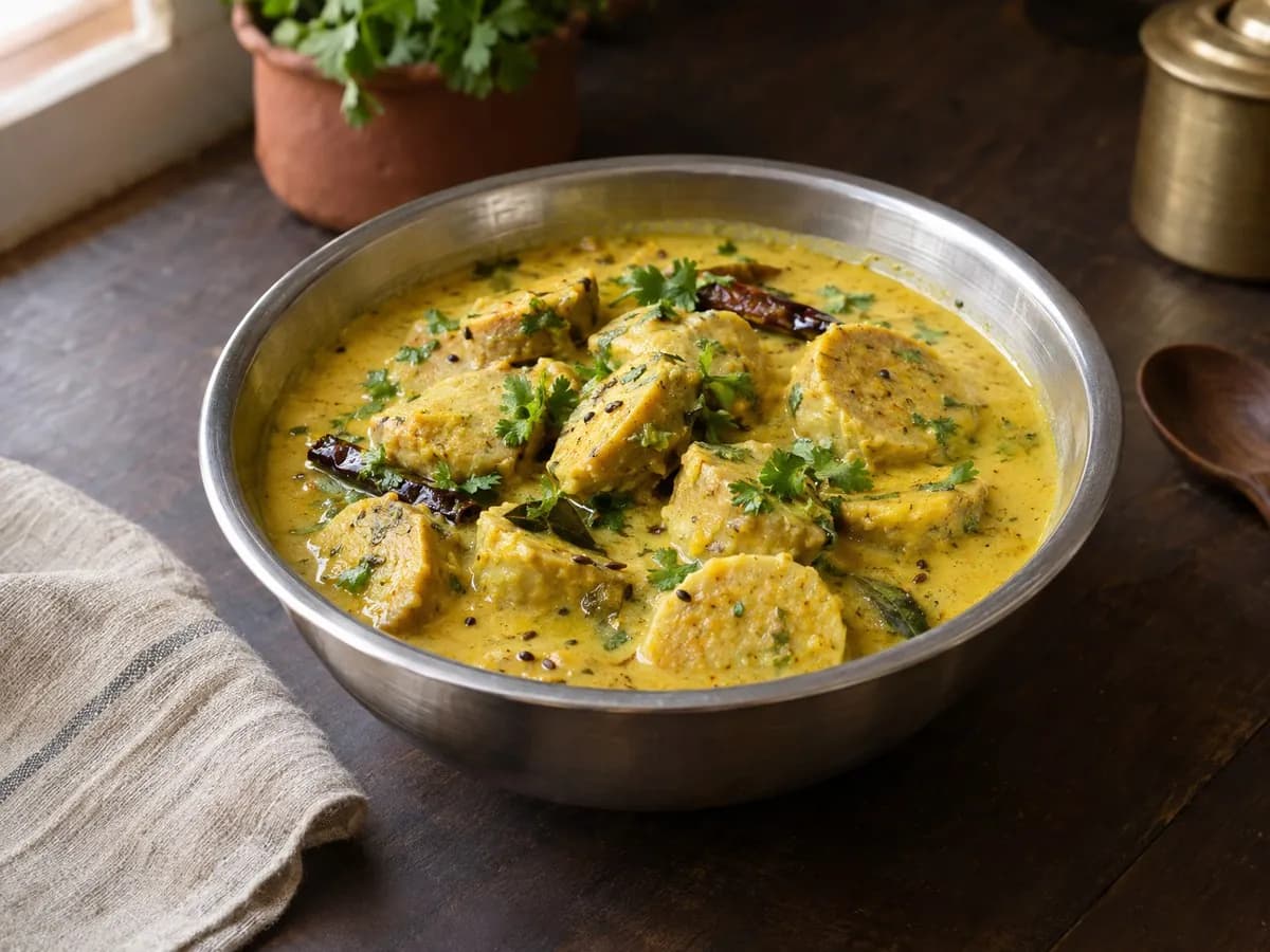 Besan gatte ki sabji
